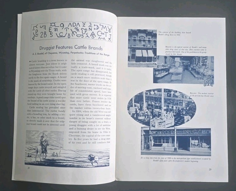 Vintage ELI LILLY Tile and Till March 1939 Pharmacy Druggist Magazine w Envelope