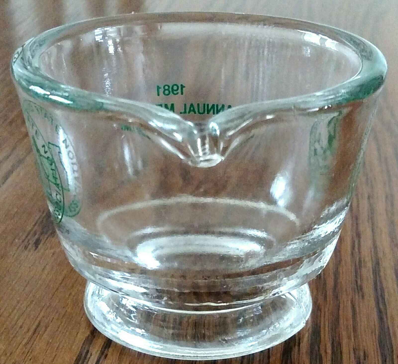 1981 Ohio State Pharmaceutical Association Glass Creamer Annual Meeting