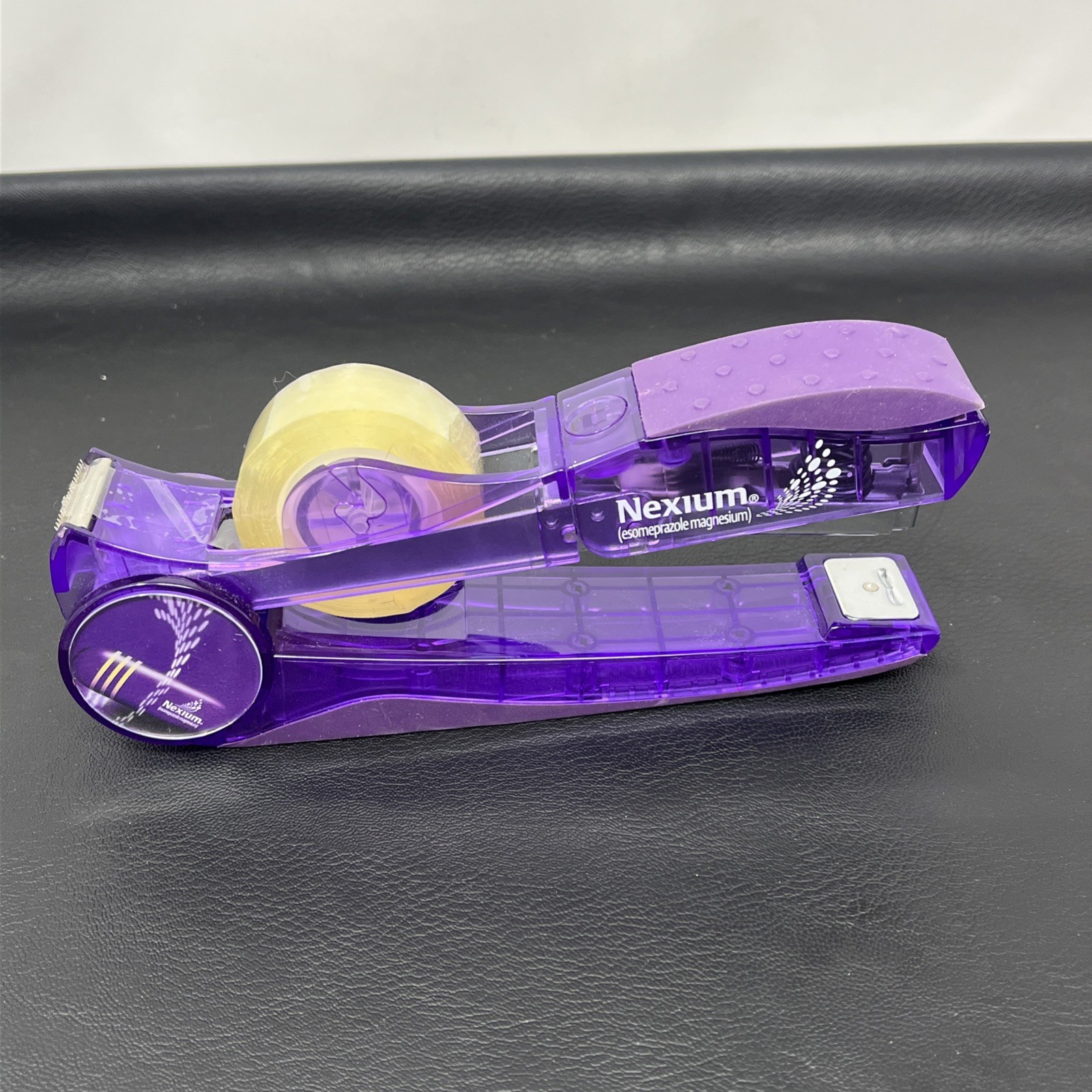 Nexium Pharmaceutical Drug Stapler Tape Dispenser Purple