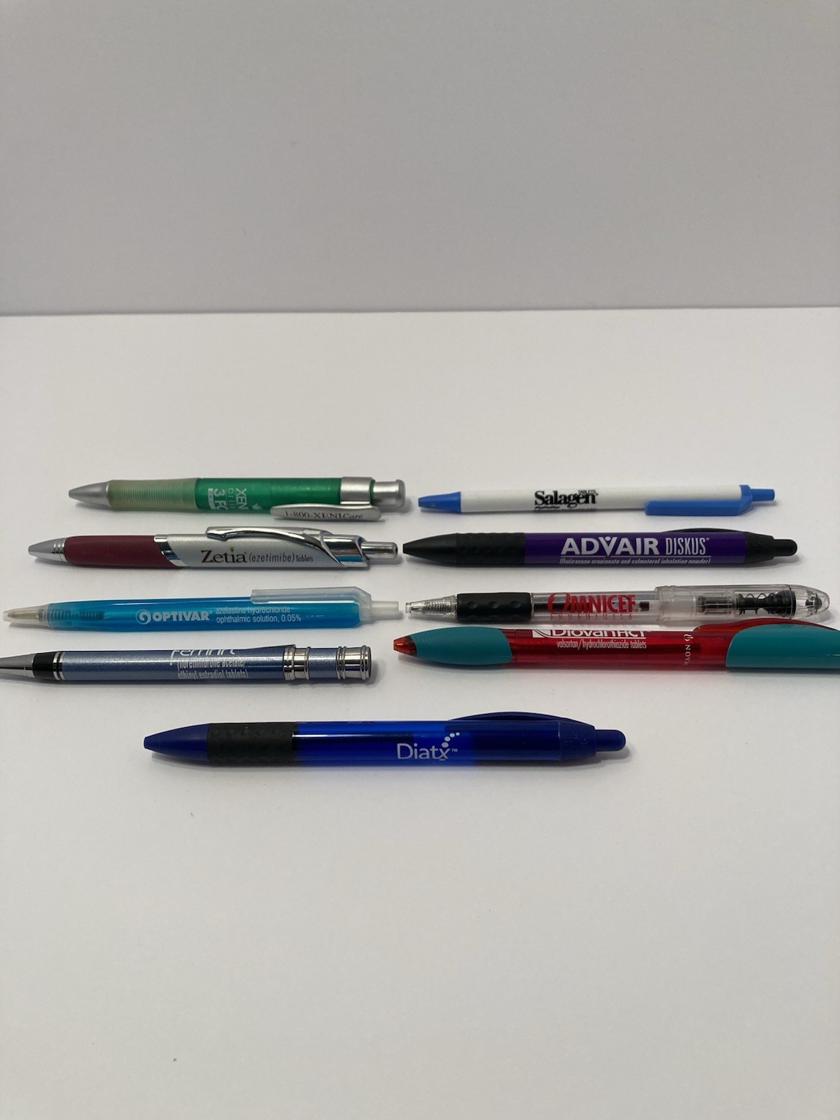 pharmacy drug representative pens lot of (9)