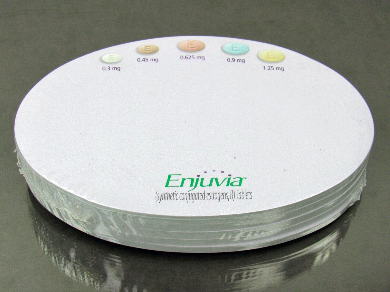 Enjuvia Sticky Notes Drug Rep Pharmaceutical Sealed Block 5 Note Paper Pads RARE