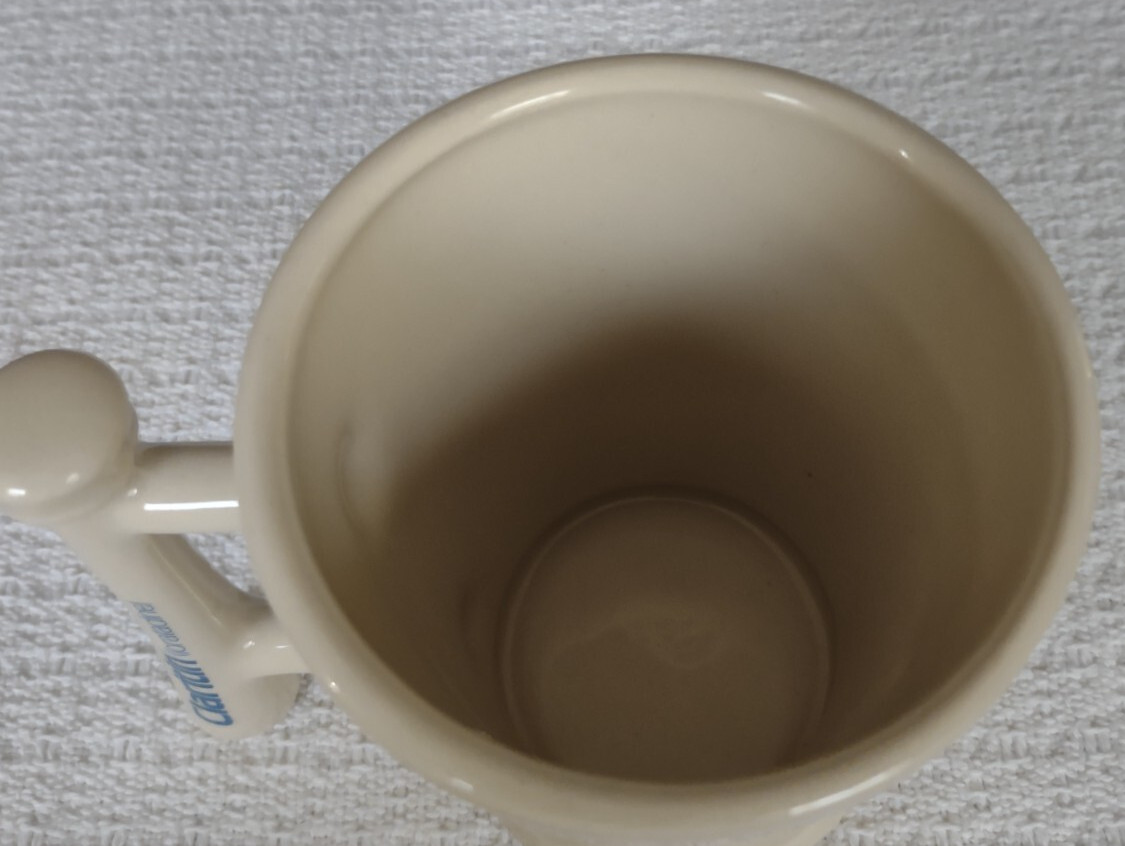 PHARMACY ADVERTISING MUG ~ Claritin ~ Heavy Off-White Pottery ~ Made in USA