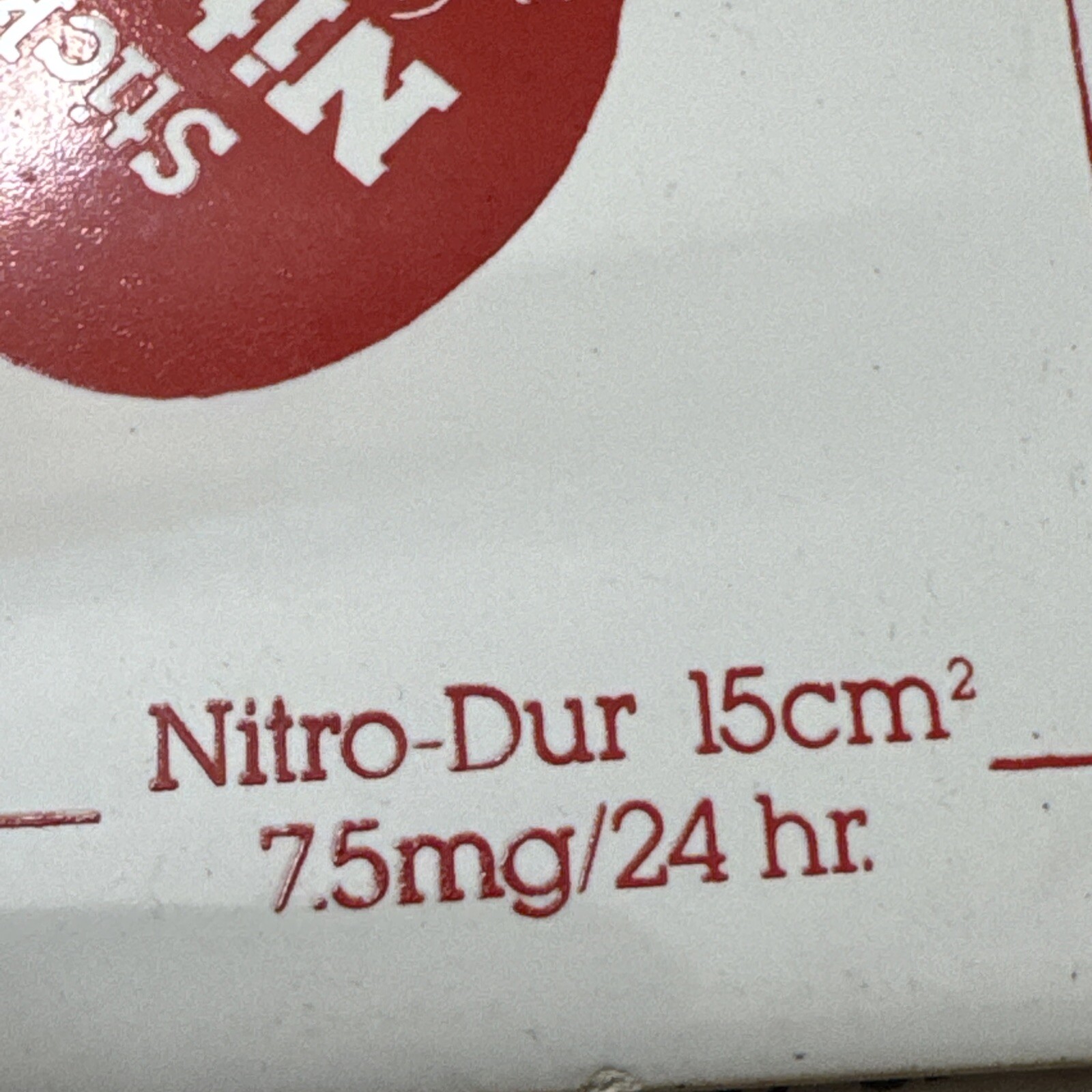 Nitro-Dur Nitroglycerin Pharmaceutical Drug Rep Ceramic Coaster Vintage