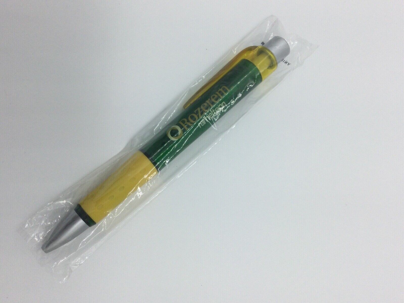 Rozerem Drug Rep Pen Oversized Plastic Pen Rubber Grip Brand New