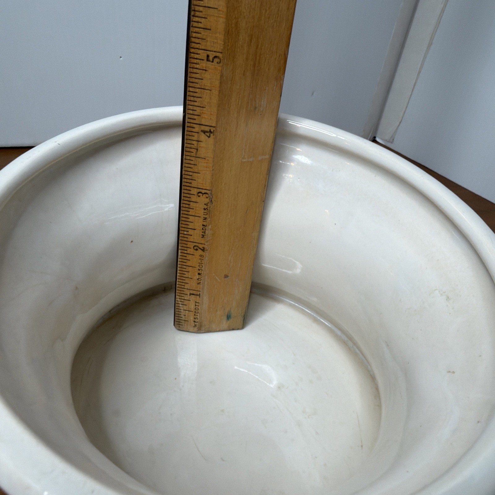 VINTAGE RX Pharmacy DISPLAY Large Mortar and Pestle White