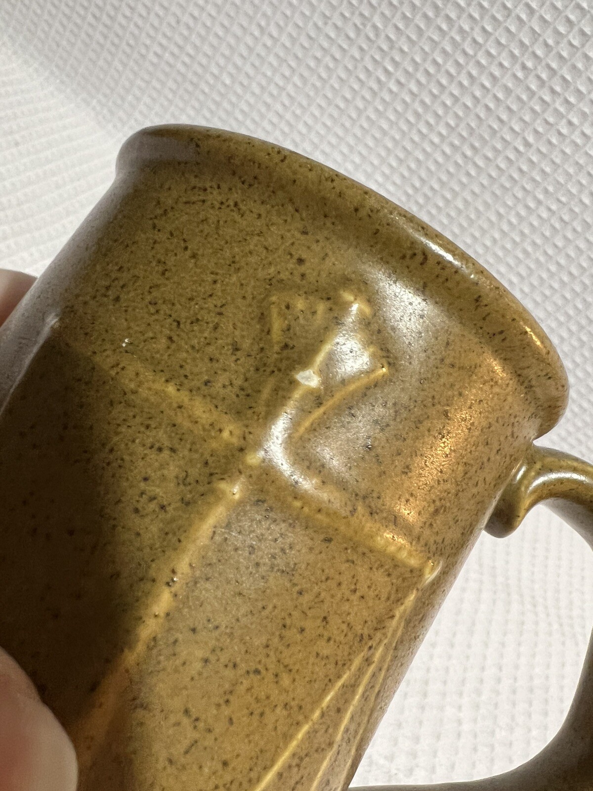 “PHARMACIST” Brown Speckled/Embossed Scales & Rx Mortar&Pestle-Col. Tankard/Mug