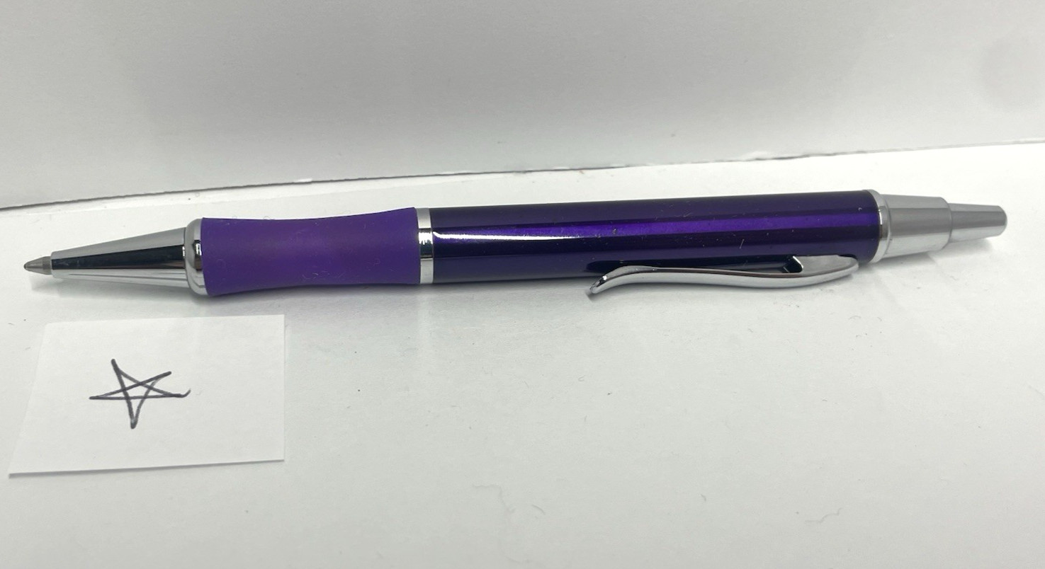 PURPLE Drug Rep Advertising Pen Pharmaceuticals Collectable