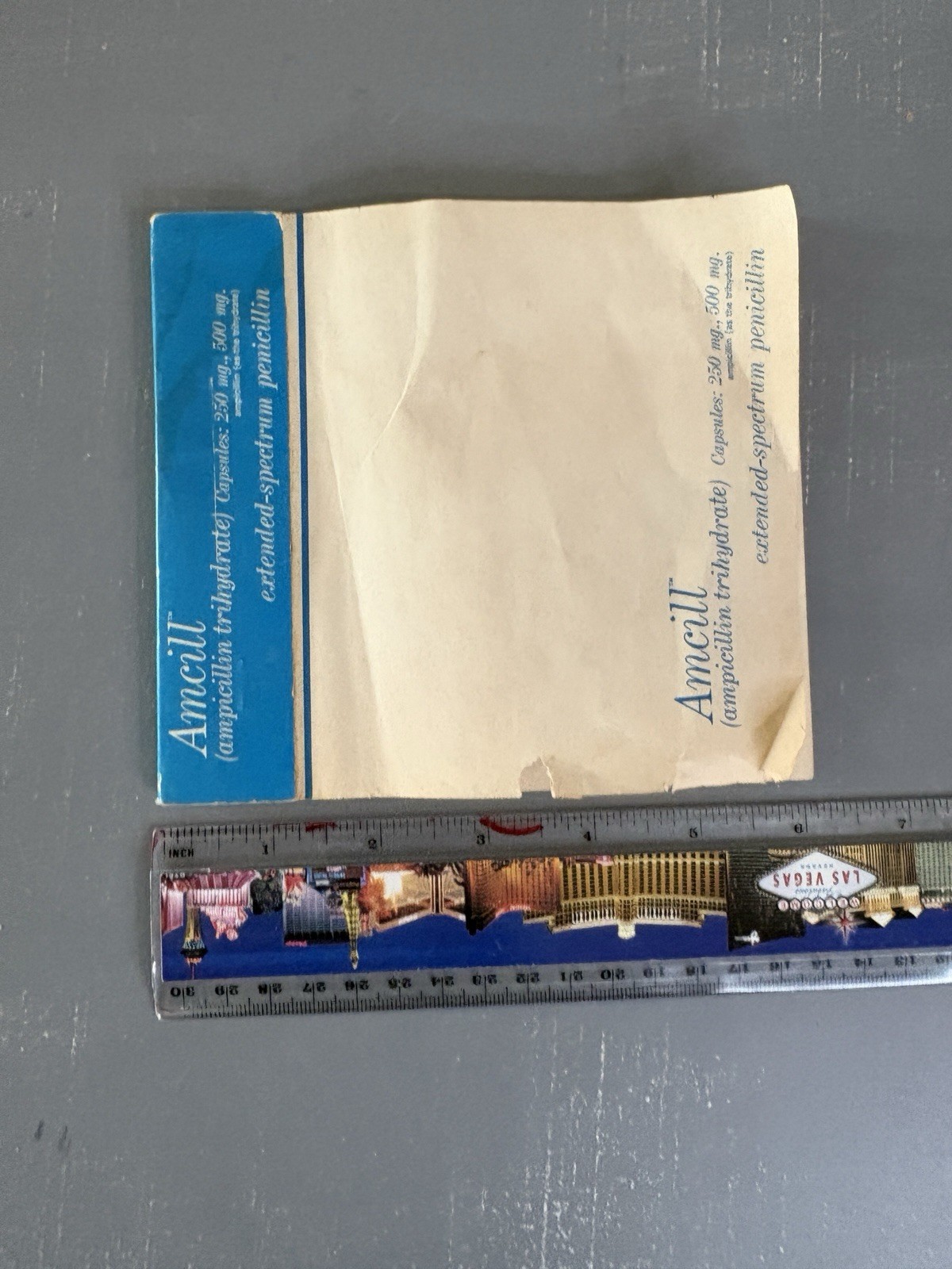 Vintage Amcill Ampicillin Notepad Parke Davis Pharma Advertising