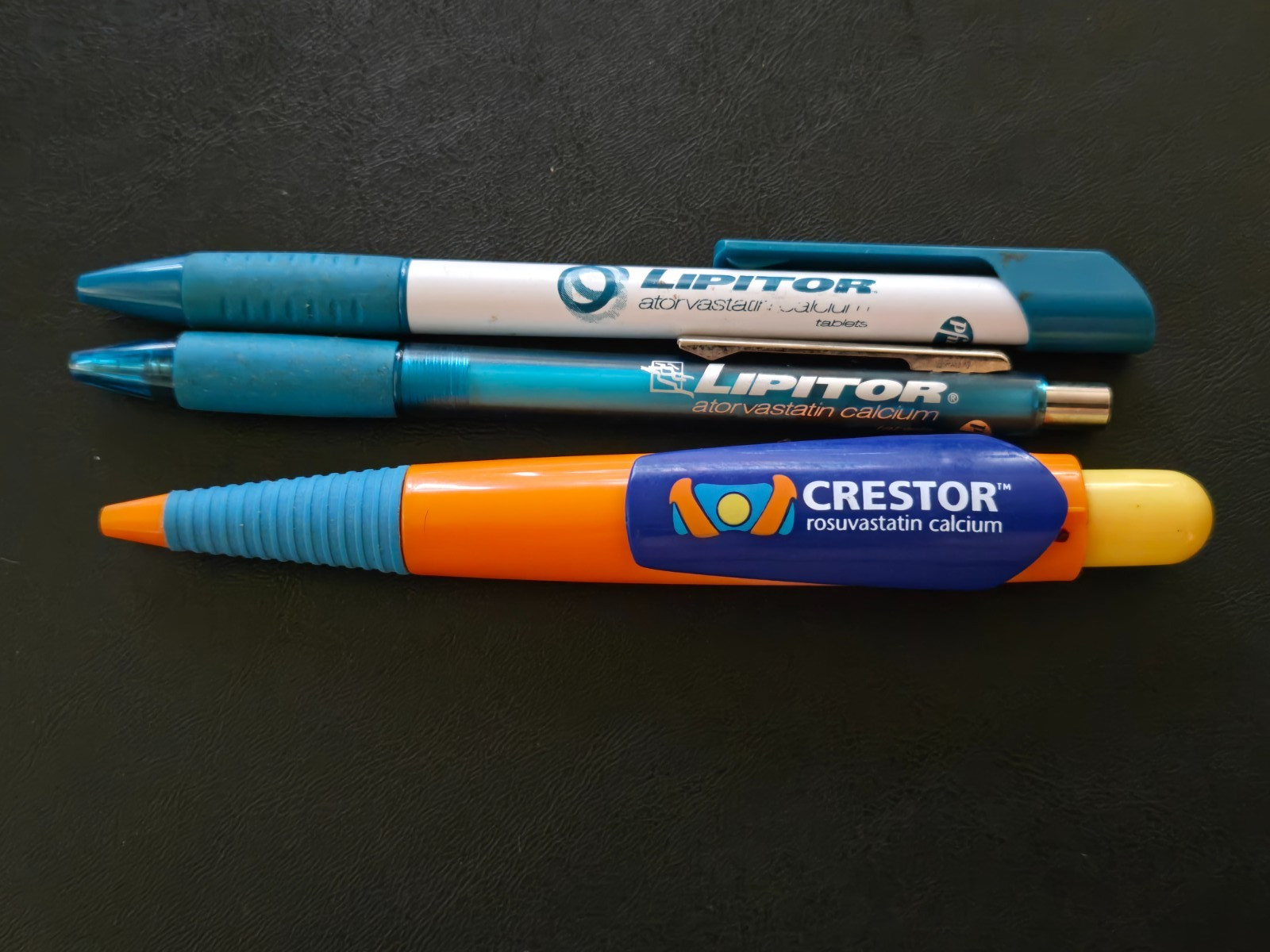 Lipitor Crestor Pens Pharmaceutical Medical Drug Rep Collectible