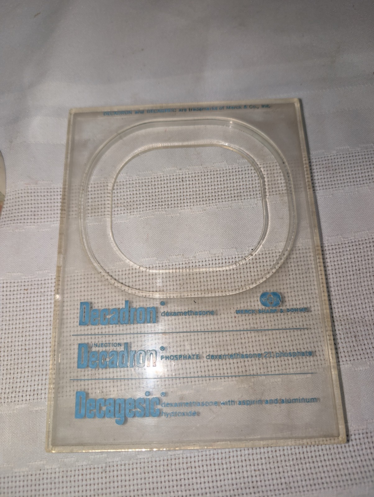 1960s Merck Pharmaceutical Advertising Model “Decadron” Knee Model