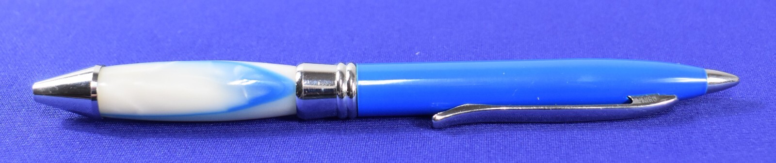 Blue Marbled Viagra Drug Rep Pharmaceutical Promo Advertising Metal Pen #4913
