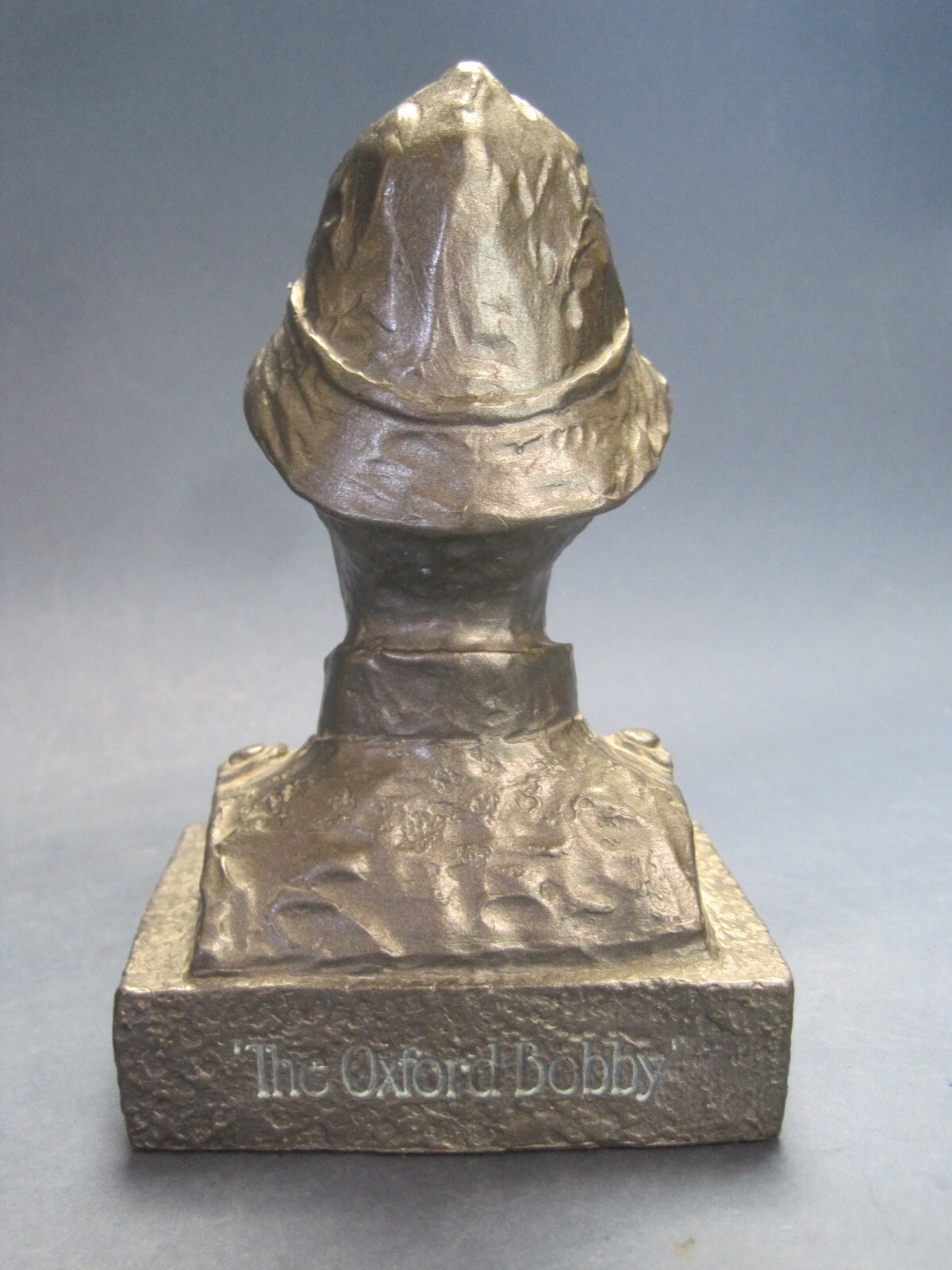 Vintage The Oxford Bobby Bust Pharmaceutical Advertising Sculpture for Tegopen
