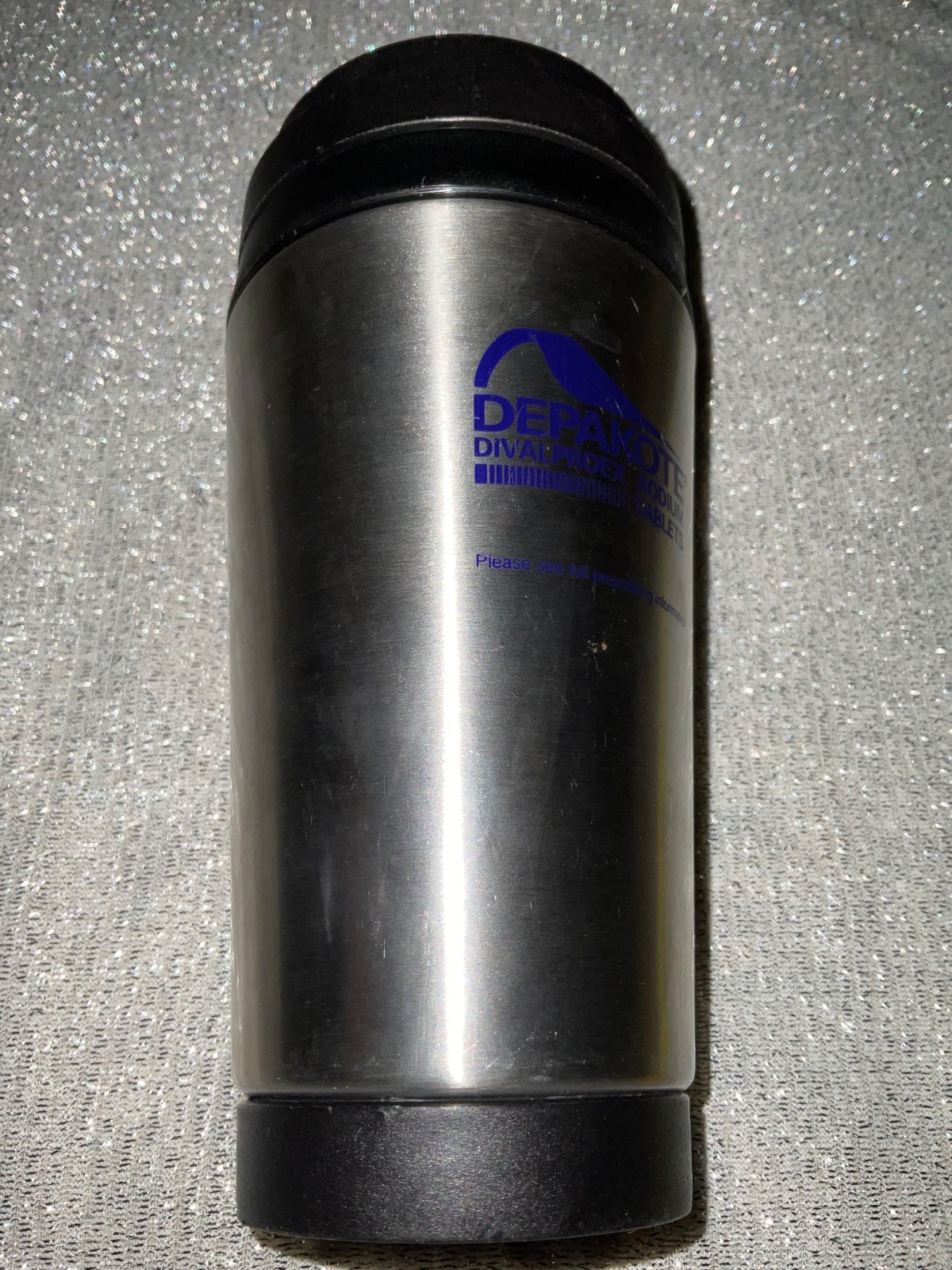 Depakote Drug Rep Tumbler Blue Travel Mug Pharma Advertising Insulated See Pics