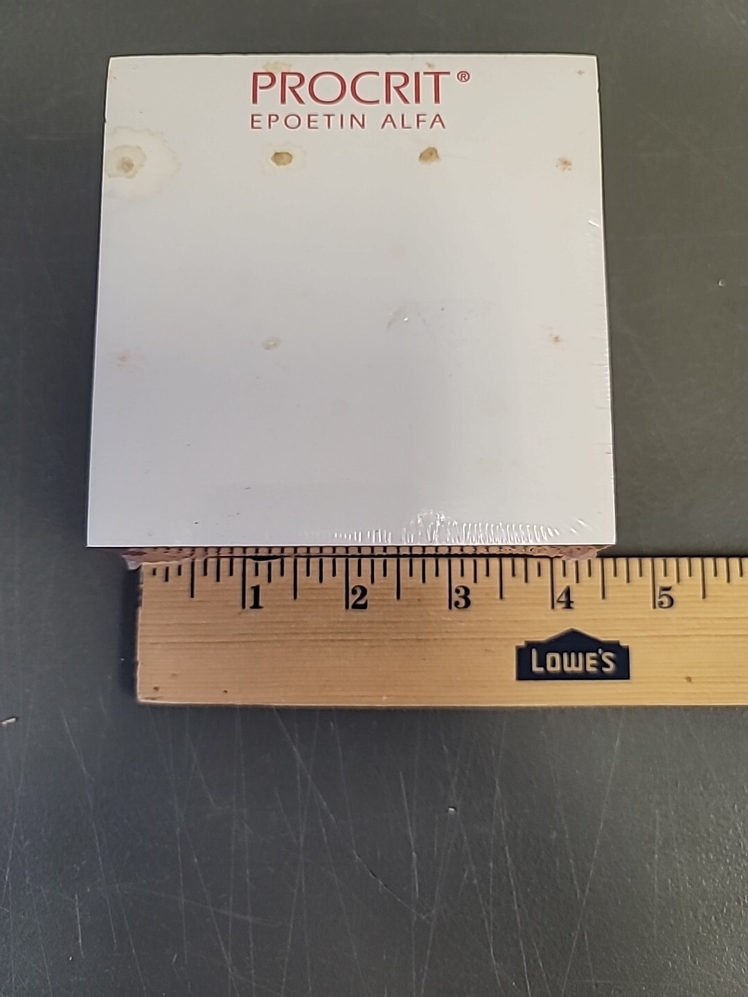 6 Pharmaceutical Drug Rep Note Pads Cube Procrit Epoetin Alfa Factory Sealed NOS