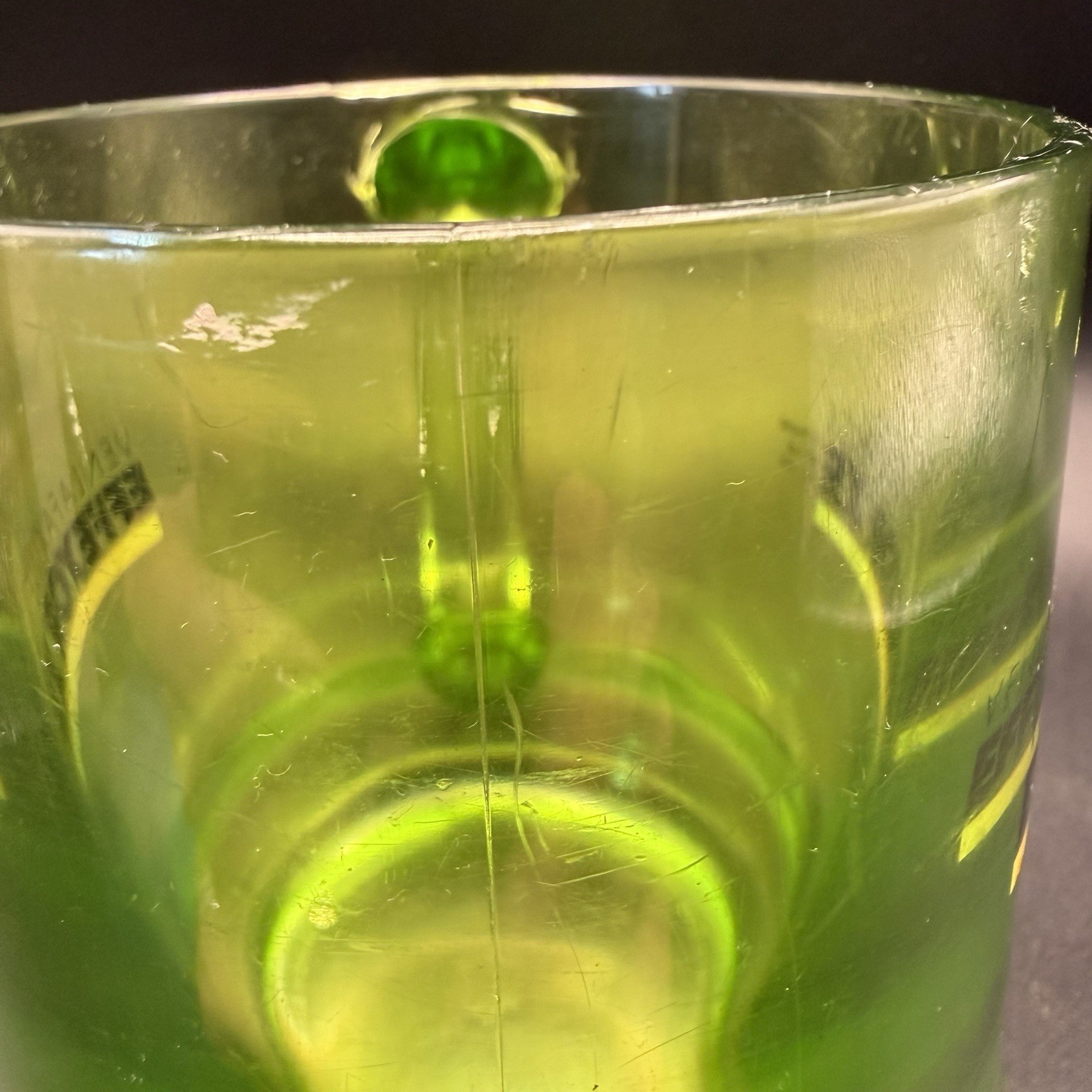 Effexor XR Mug Plastic/Acrylic Pharmaceutical Sales Rep Giveaway Green