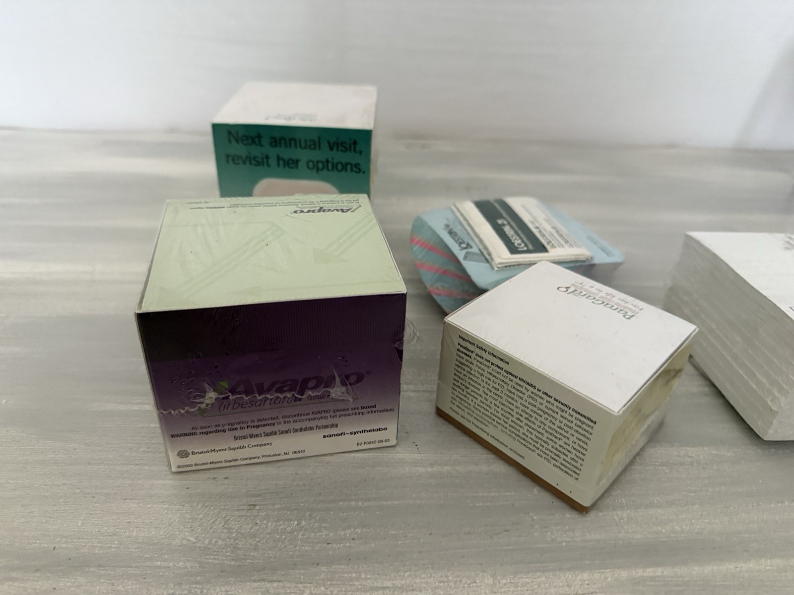 Lot of Pharmaceutical Drug Rep Notepad Sticky Notes AvaPro Ortho Loestrin