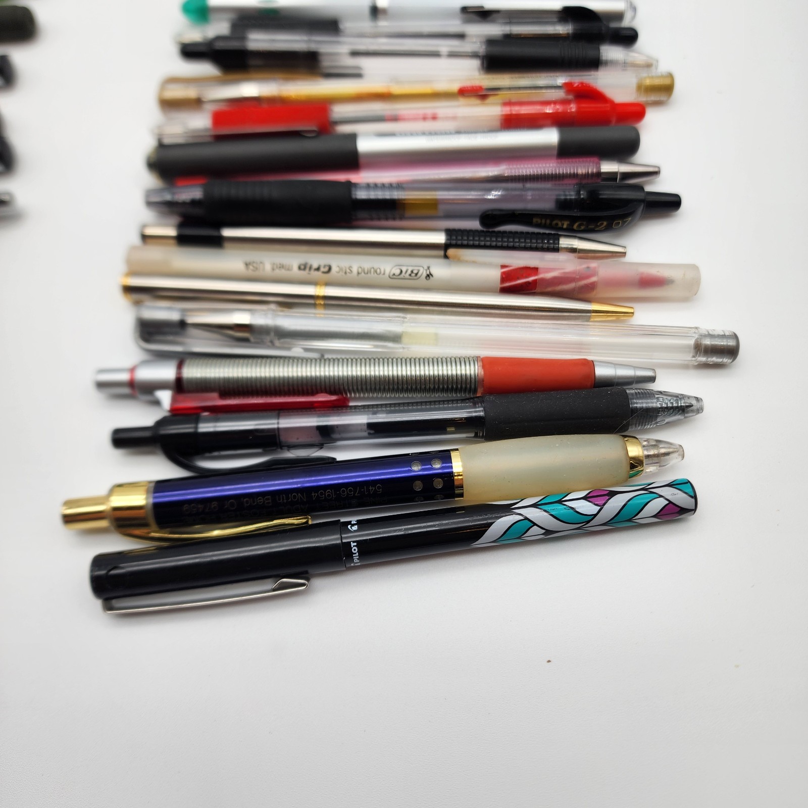 Large Lot Vintage Pharmaceutical Ballpoint Pen Drug Rep Promo Church Advertising