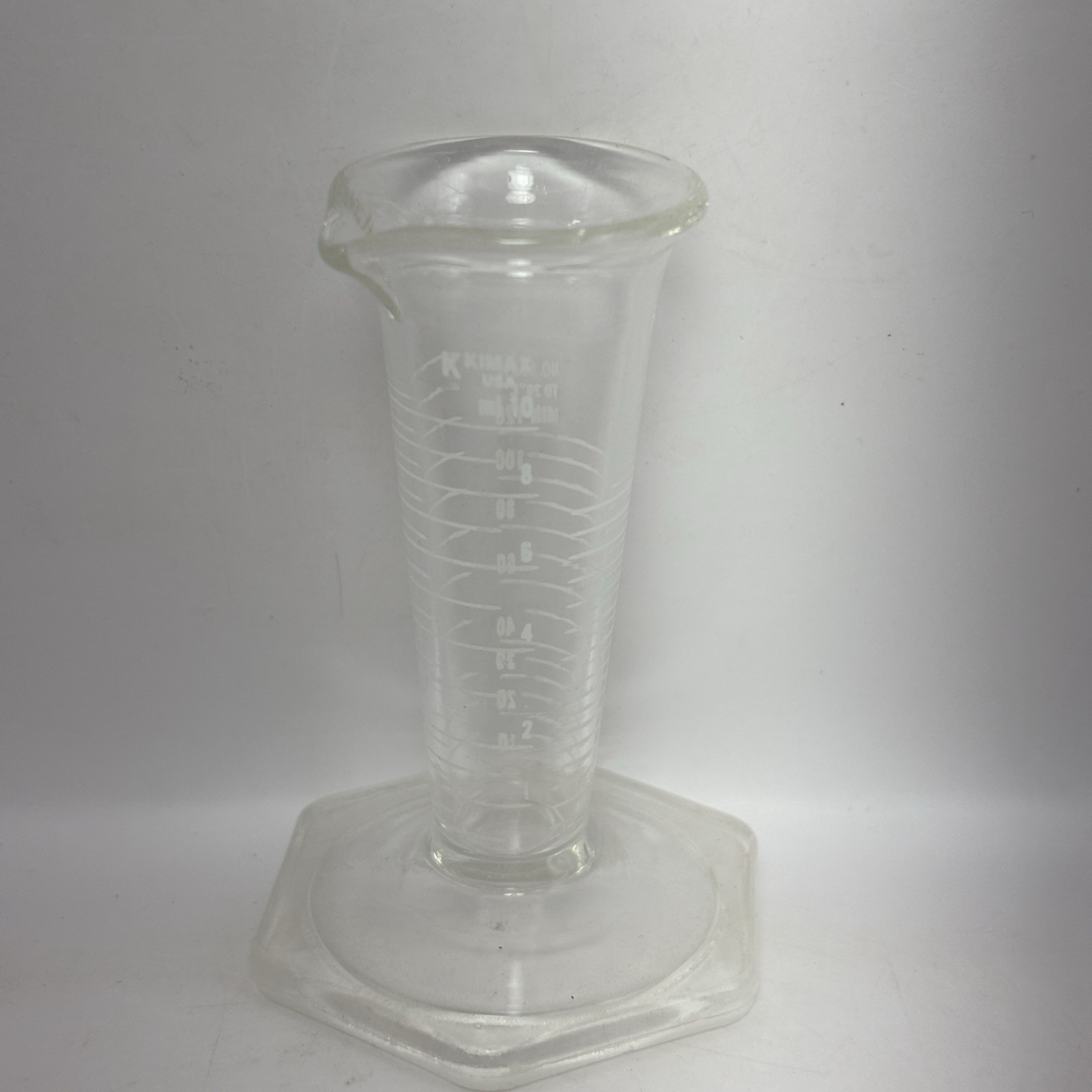 VTG Kimax Pharmaceutical Cone Shape Double Scale 10 ml Phenix Graduated Cylinder