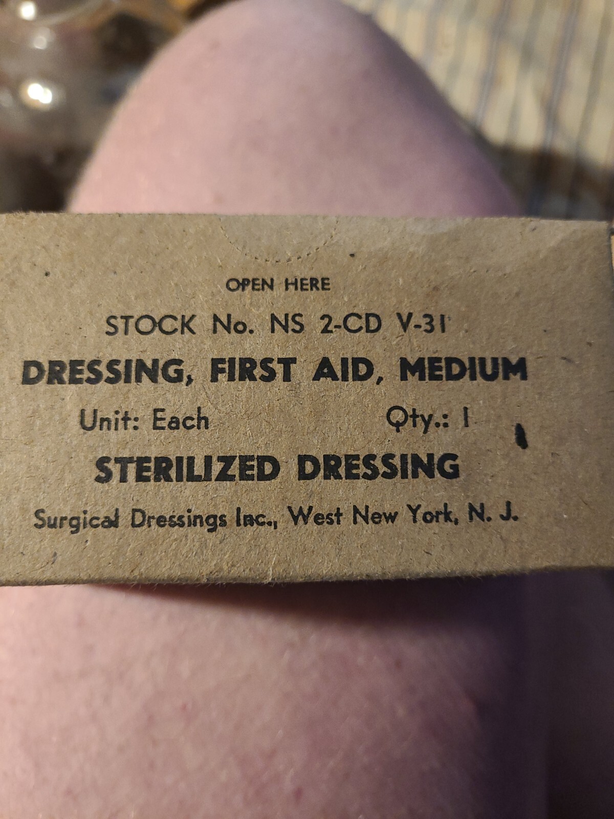 Dressing,first Aid,medium Sterilized Dressing