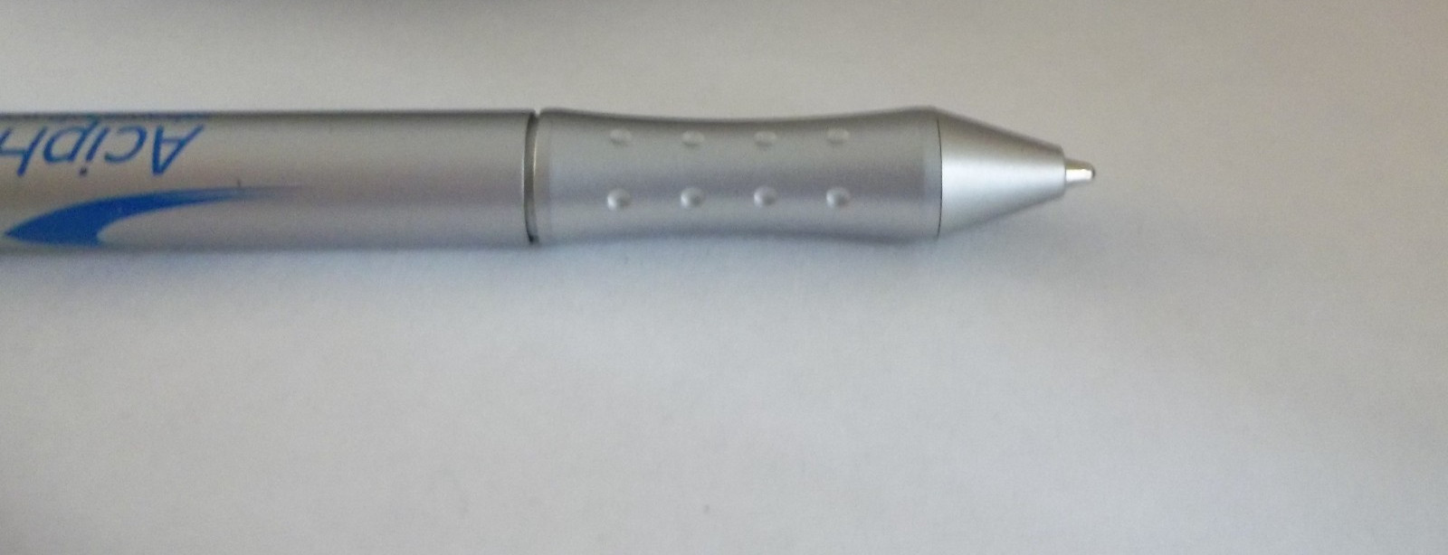 AcipHex Promotional Pen/Flashlight Metal w/Rubberized Grip – Medium Weight