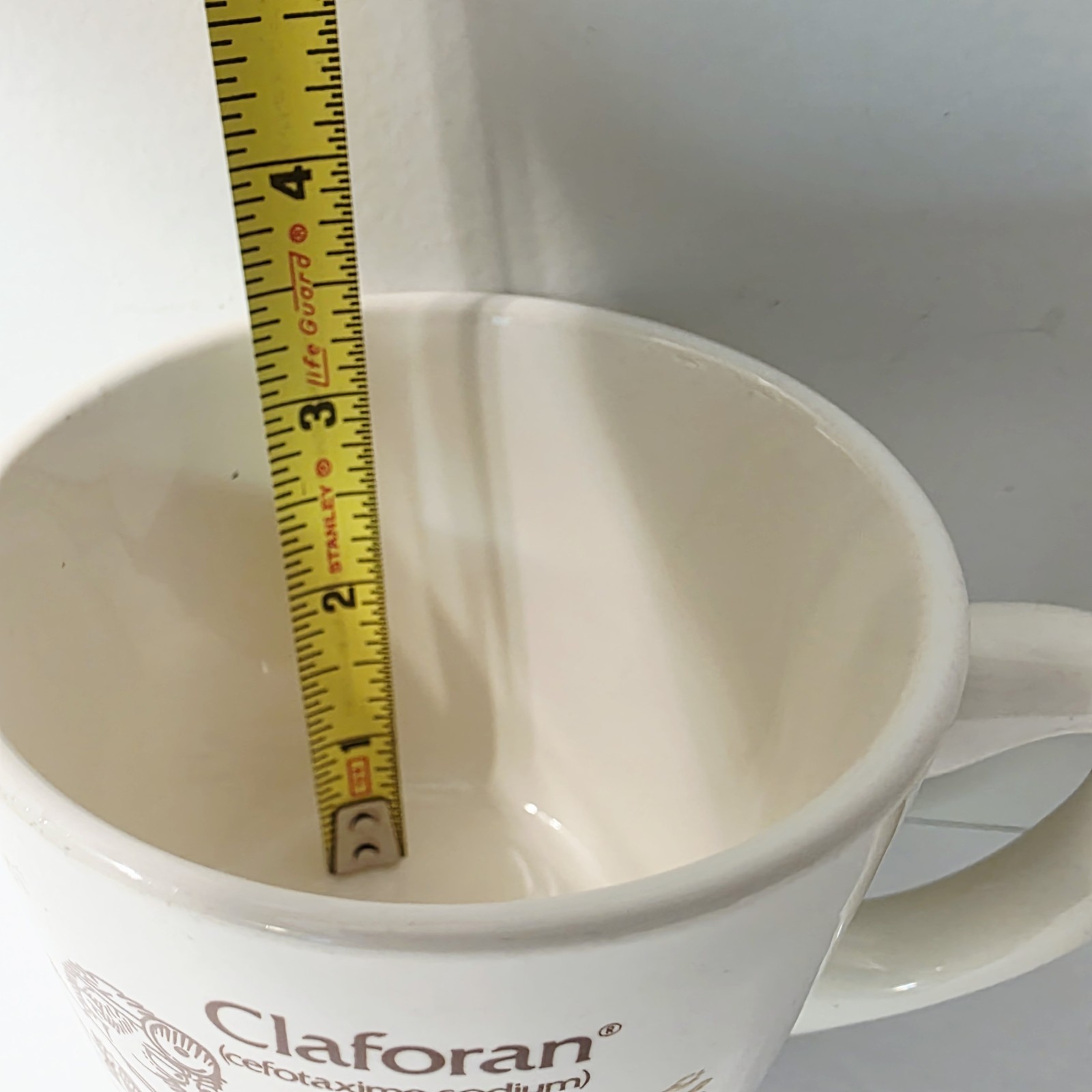 Drug Rep Claforan temperature sensitive Coffee Cup Mug Kills Bugs!