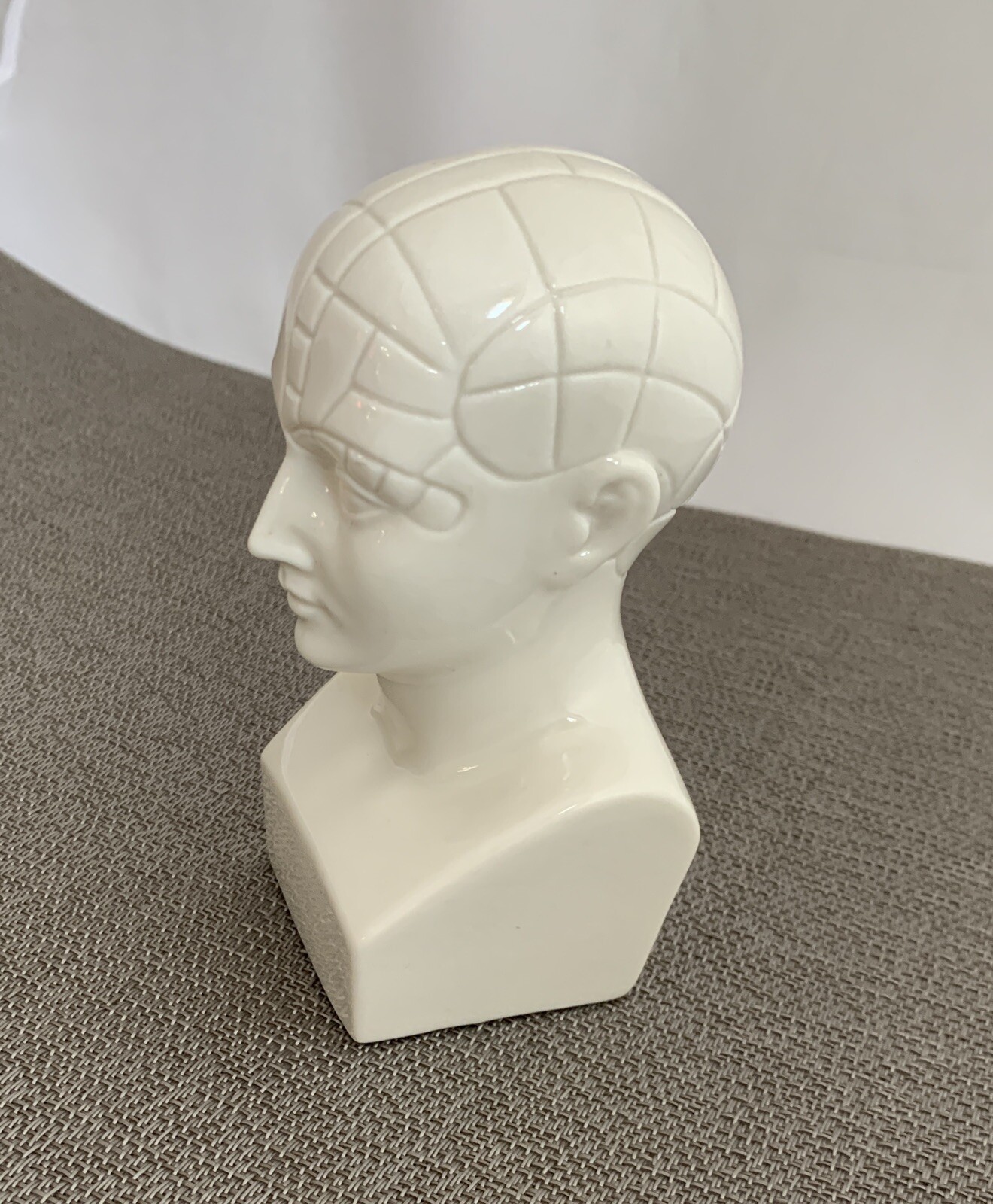 Antipsychotip Etrafon Porcelain Phrenology Bust Sculptor Edward Marshall Boehm