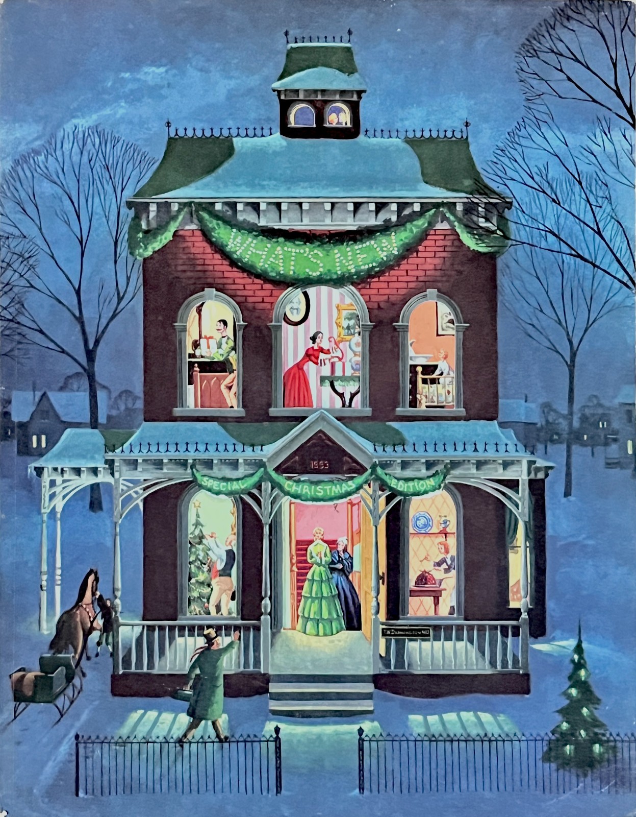 Abbott Laboratories Christmas Magazine 1953