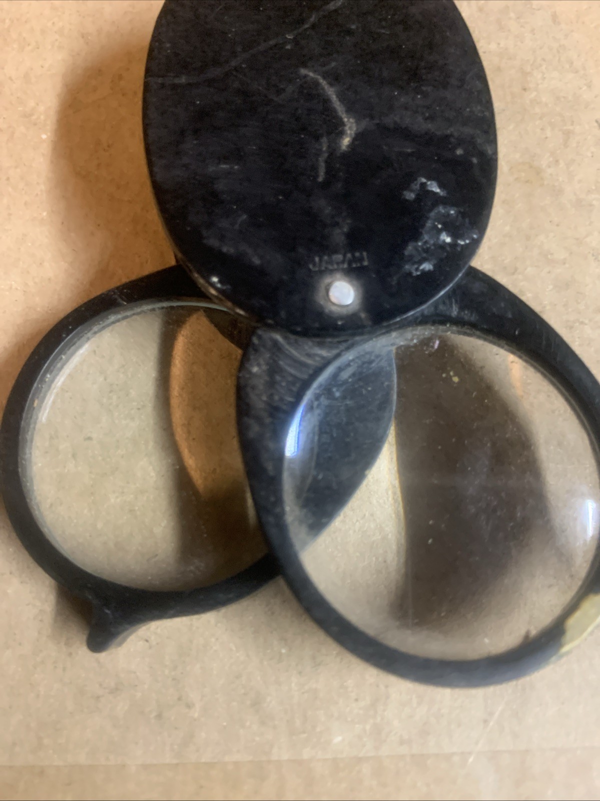 Vintage Ortho Pharmaceutical Folding Pocket Magnifier Blood Regents Japan