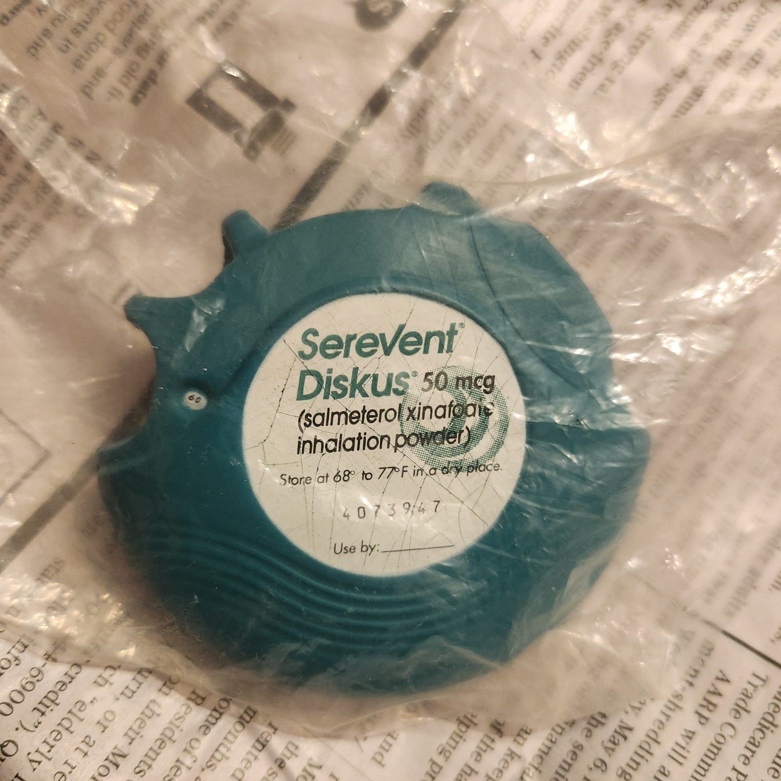 serevent diskus stress ball pharmaceutical drug rep