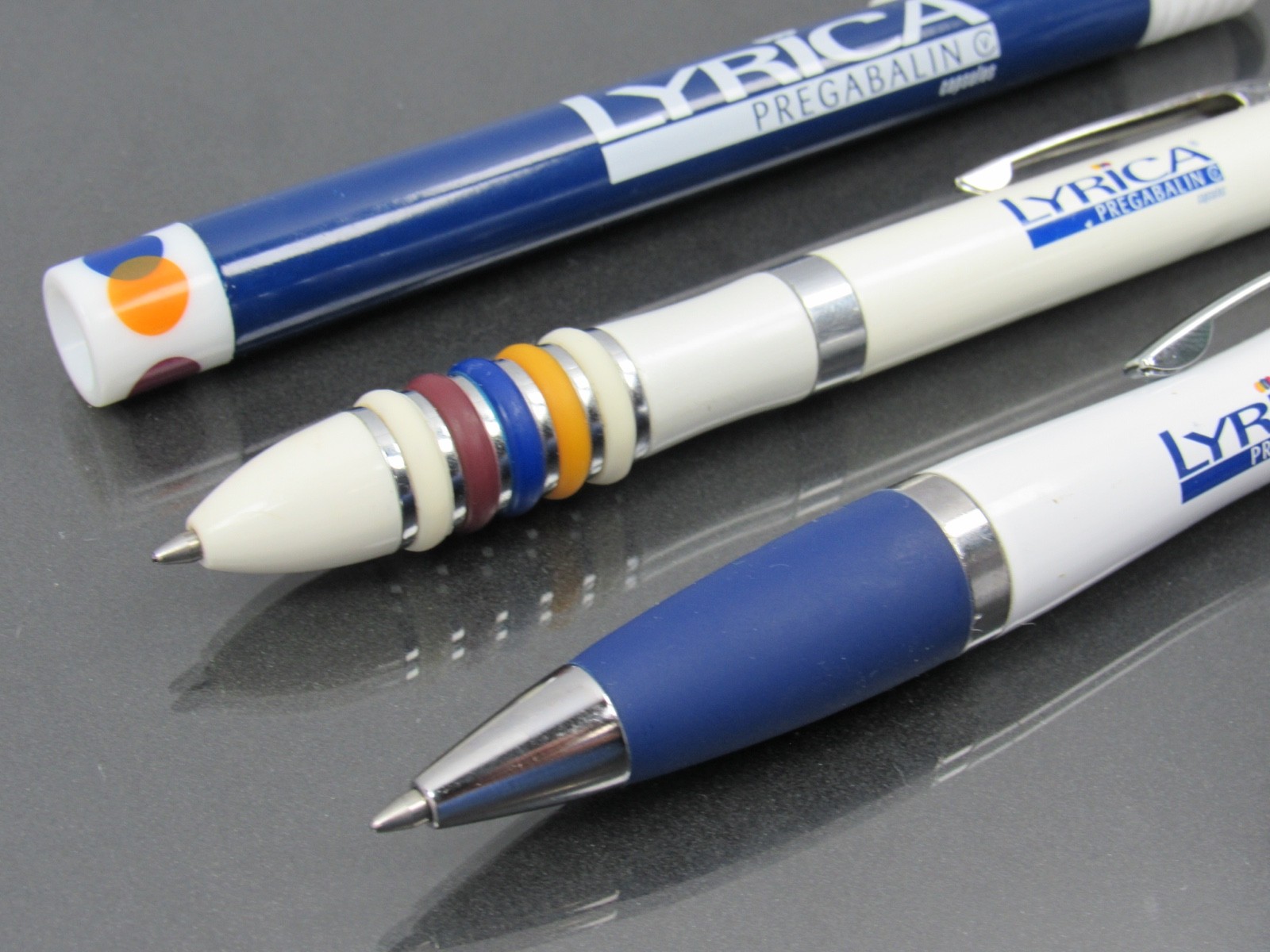 LYRICA Lot PENS, Clip, Boxed PENLIGHT, Sticky Page Flags Drug Rep Pharmaceutical