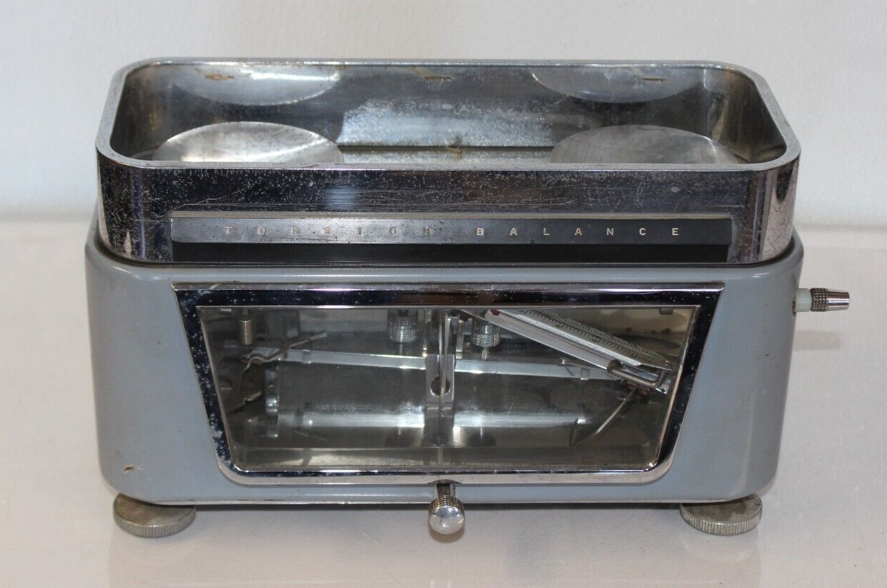VTG 1950s The Torsion Balance Co RX-1 Torsion Balance Pharmacy Scale