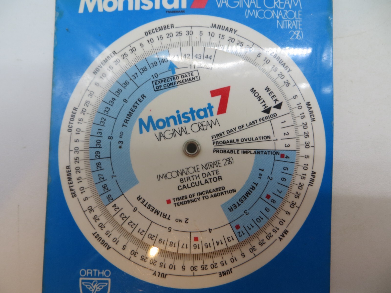 Drug Promo Birth Date Calculator Monistat 7 Vaginal Cream Pregnancy Calendar