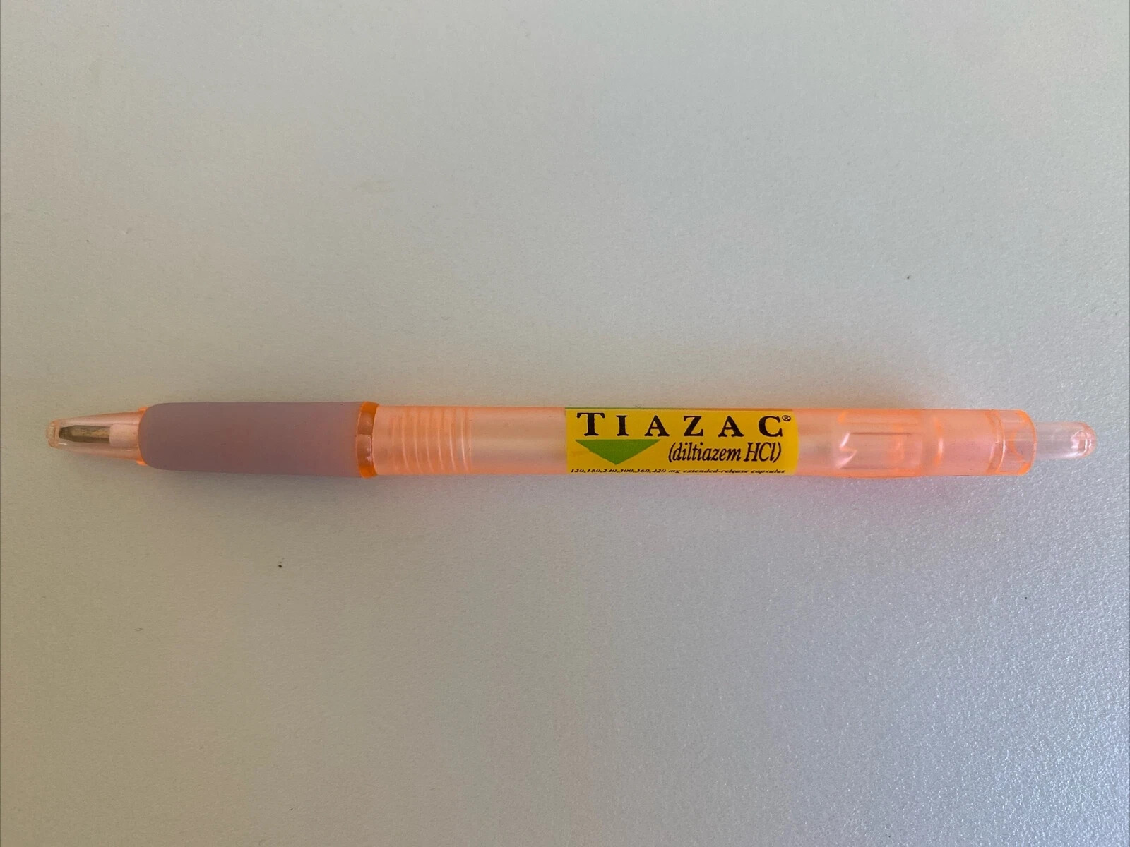 TIAZAC Pharmaceutical Pen; Drug Rep; Orange; FREE SHIPPING