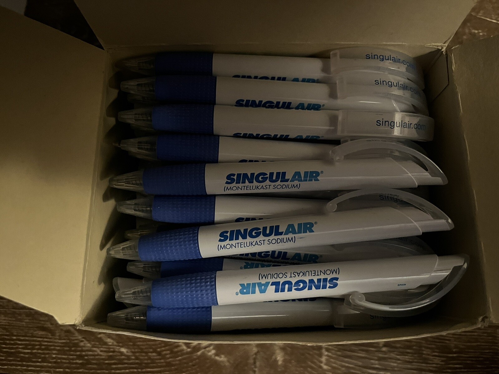 LOT OF 5 SINGULAIR Pharmaceutical Pen Collectible Vintage