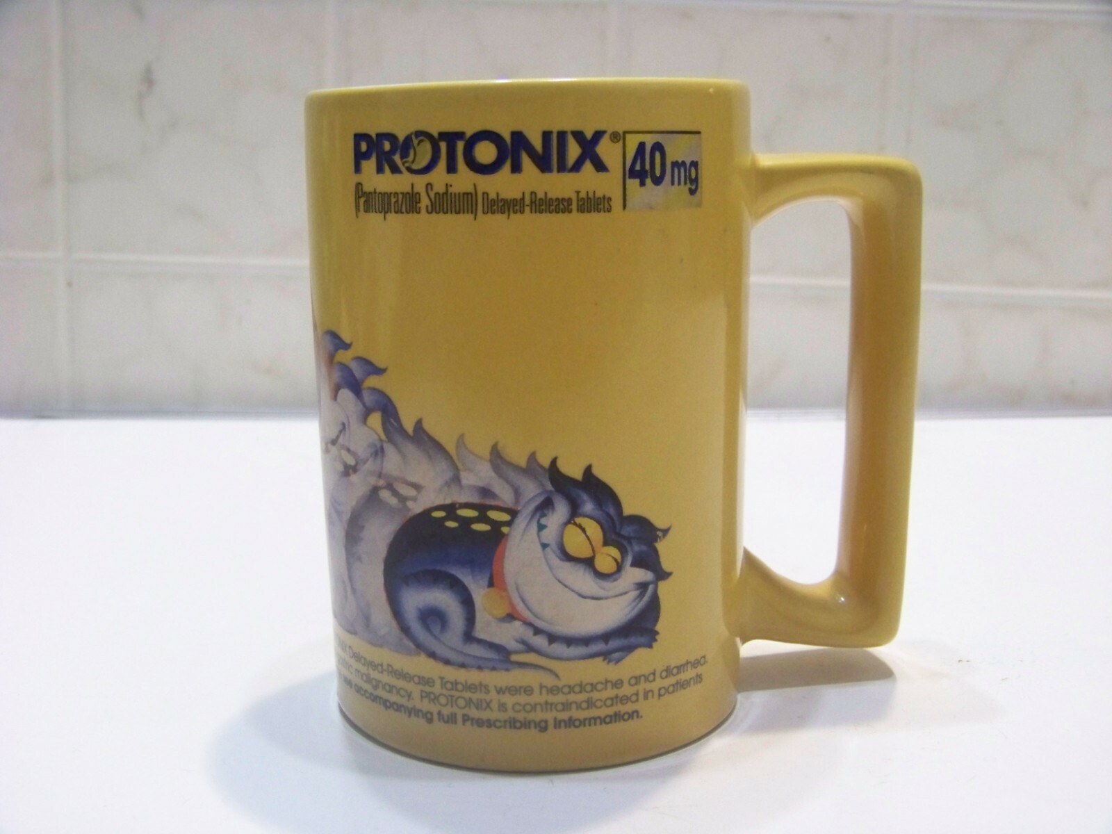 Protonix Injection IV Pharmaceutical Advertising Oversized Coffee Mug Cup