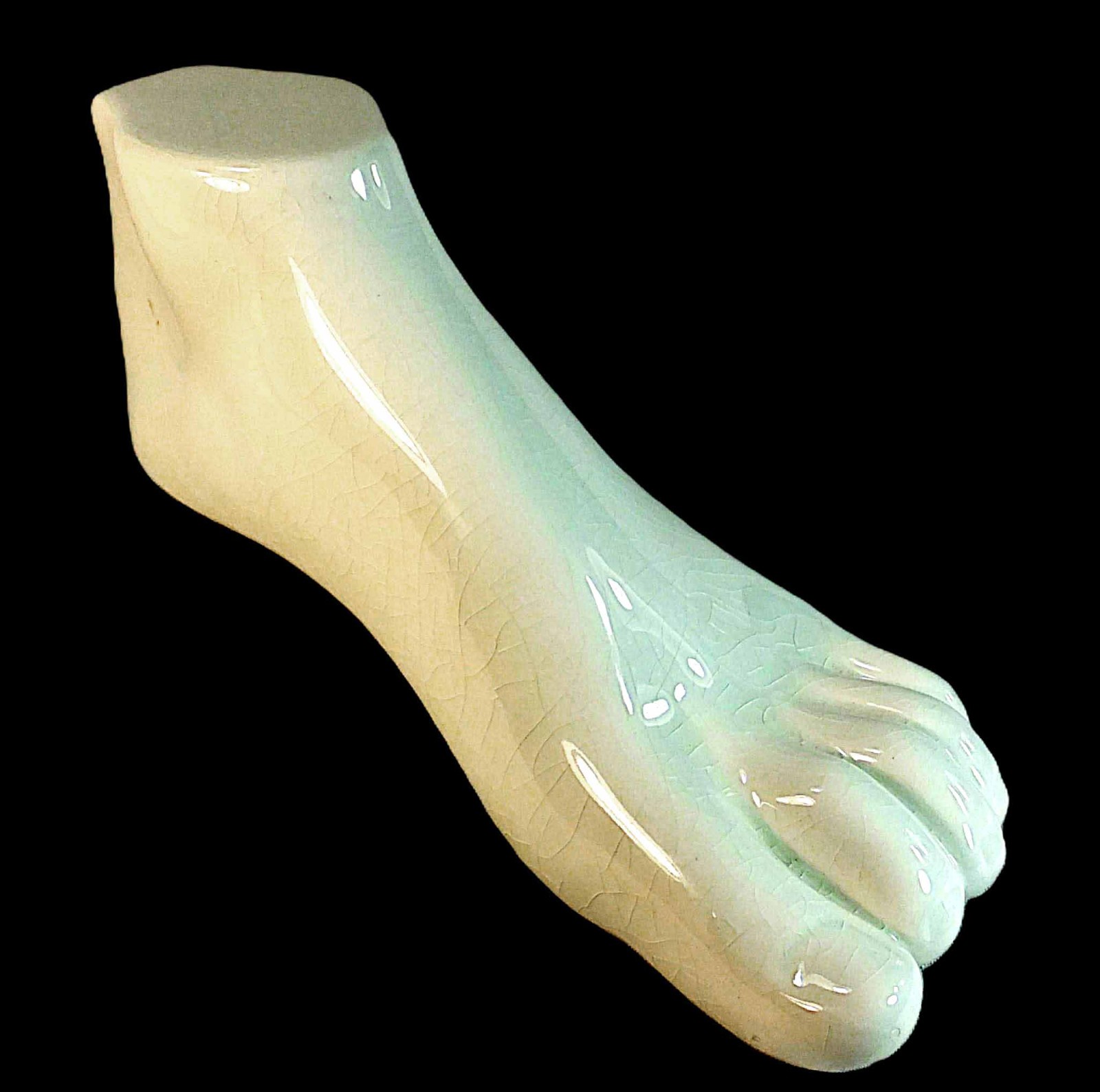 UNUSUAL ROYAL DOULTON Dr. SCHOLL COMMISSIONED SHOP DISPLAY CERAMIC FOOT – 1921