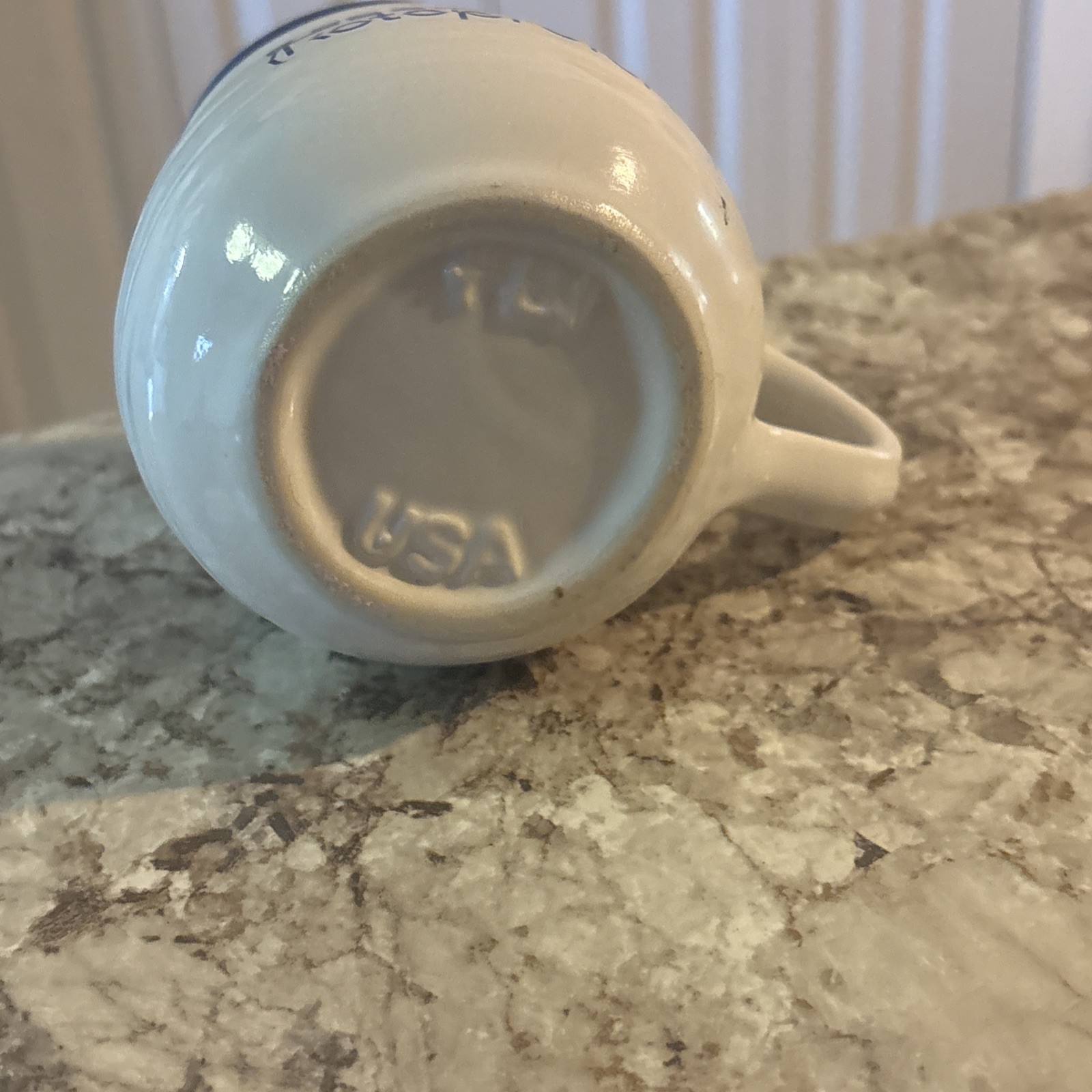 Vintage Oruvail Ketoprofen Coffee Mug Cup USA Pottery Drug Rep Pharmaceutical