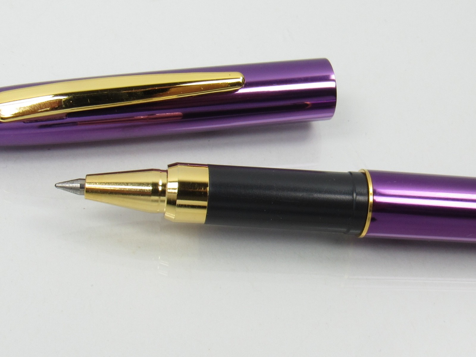 Exquisite Metallic Purple Zyprexa PEN Drug Rep Pharmaceutical Promo Last One