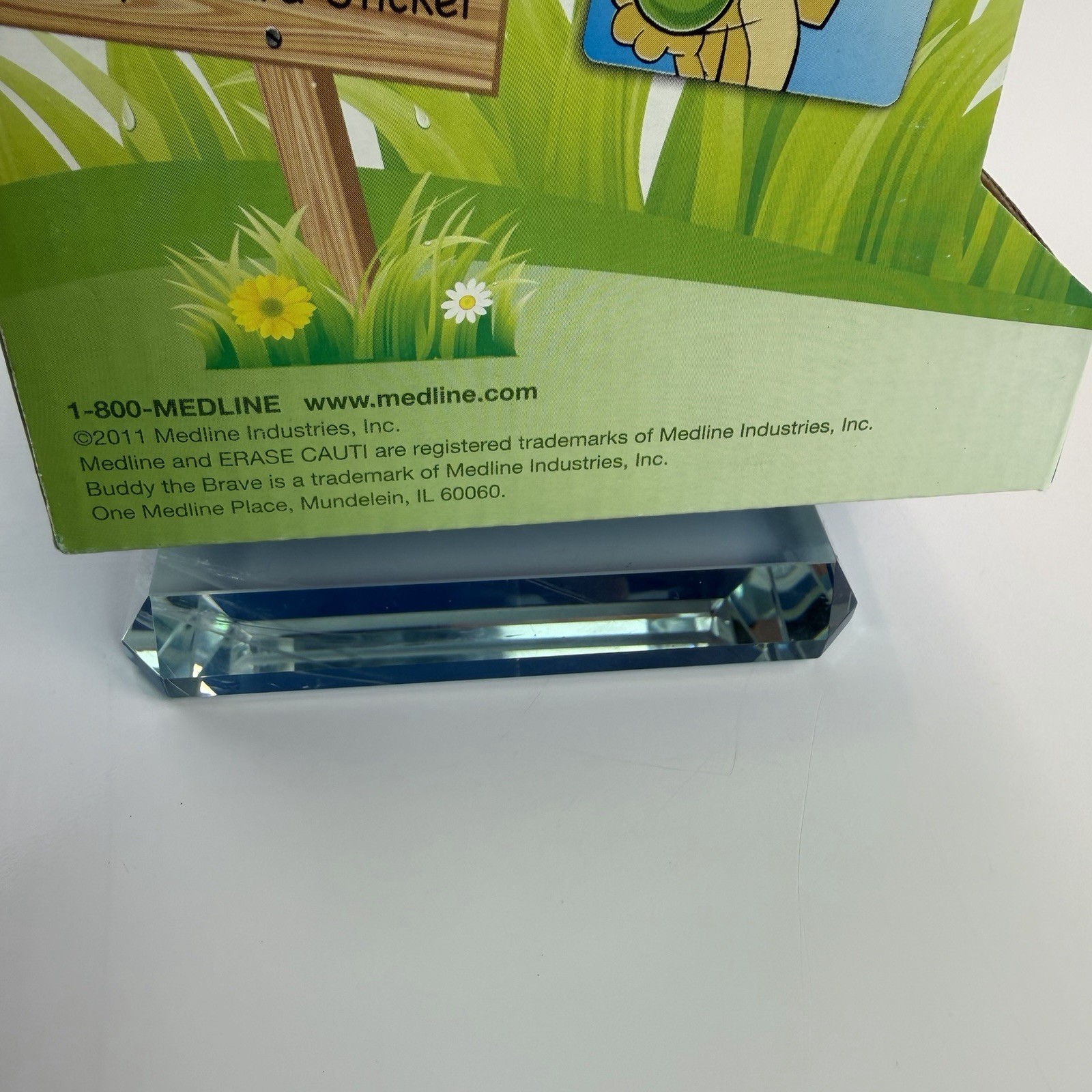 NIB 2011 Medline Buddy the Brave Plush Lion Cub Medical Promo ERASE CAUTI Mascot