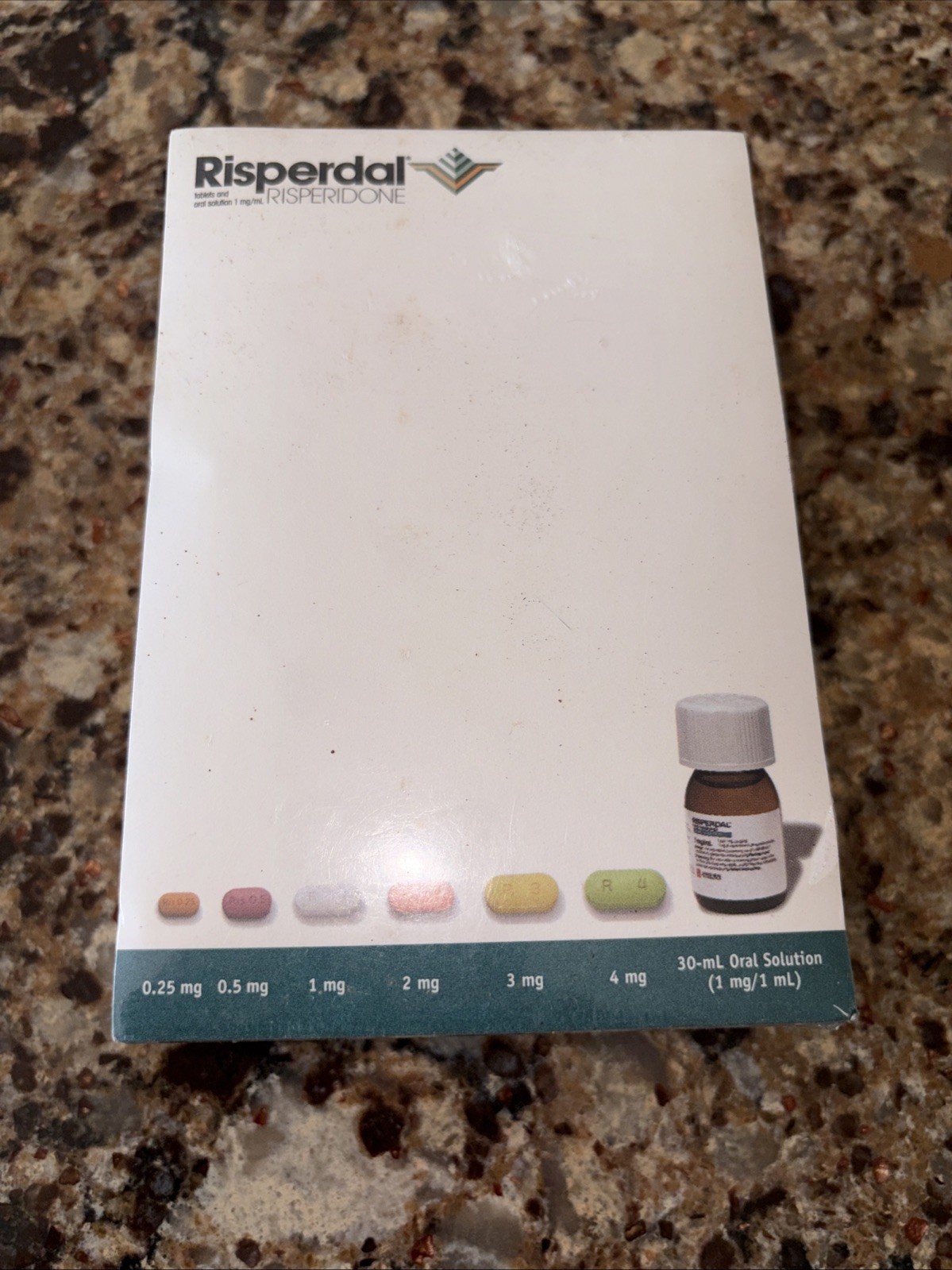 Risperdal Drug Rep Pharmaceutical Promo Advertising Post It Pads (10)