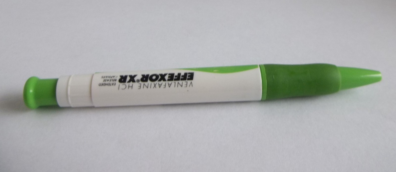 Effexor XR Promotional Pen Plastic w/Rubberized Grip – Medium Weight