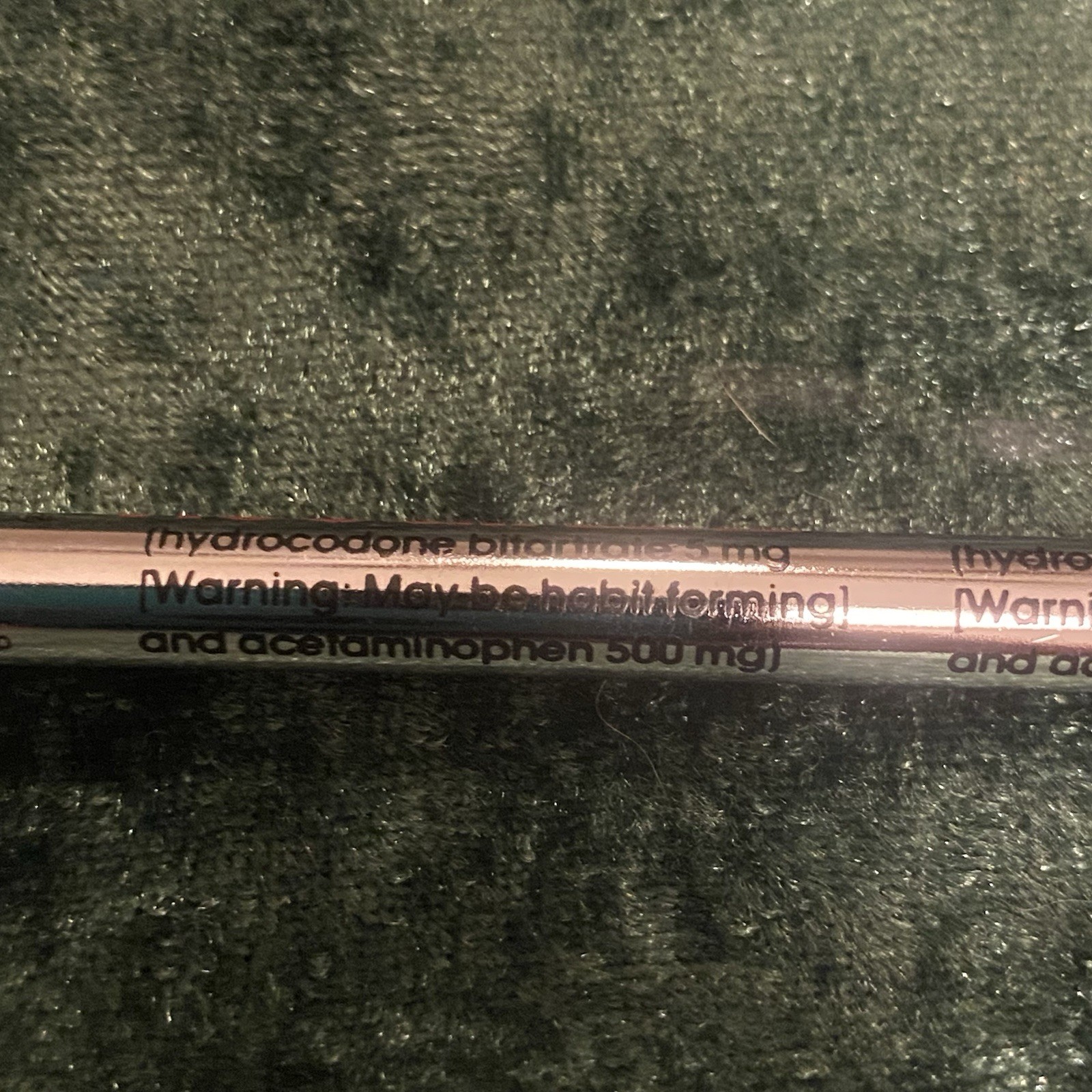 Promotional Ballpoint Pen for the Medication Vicodin ES (dry of Ink) Collectable
