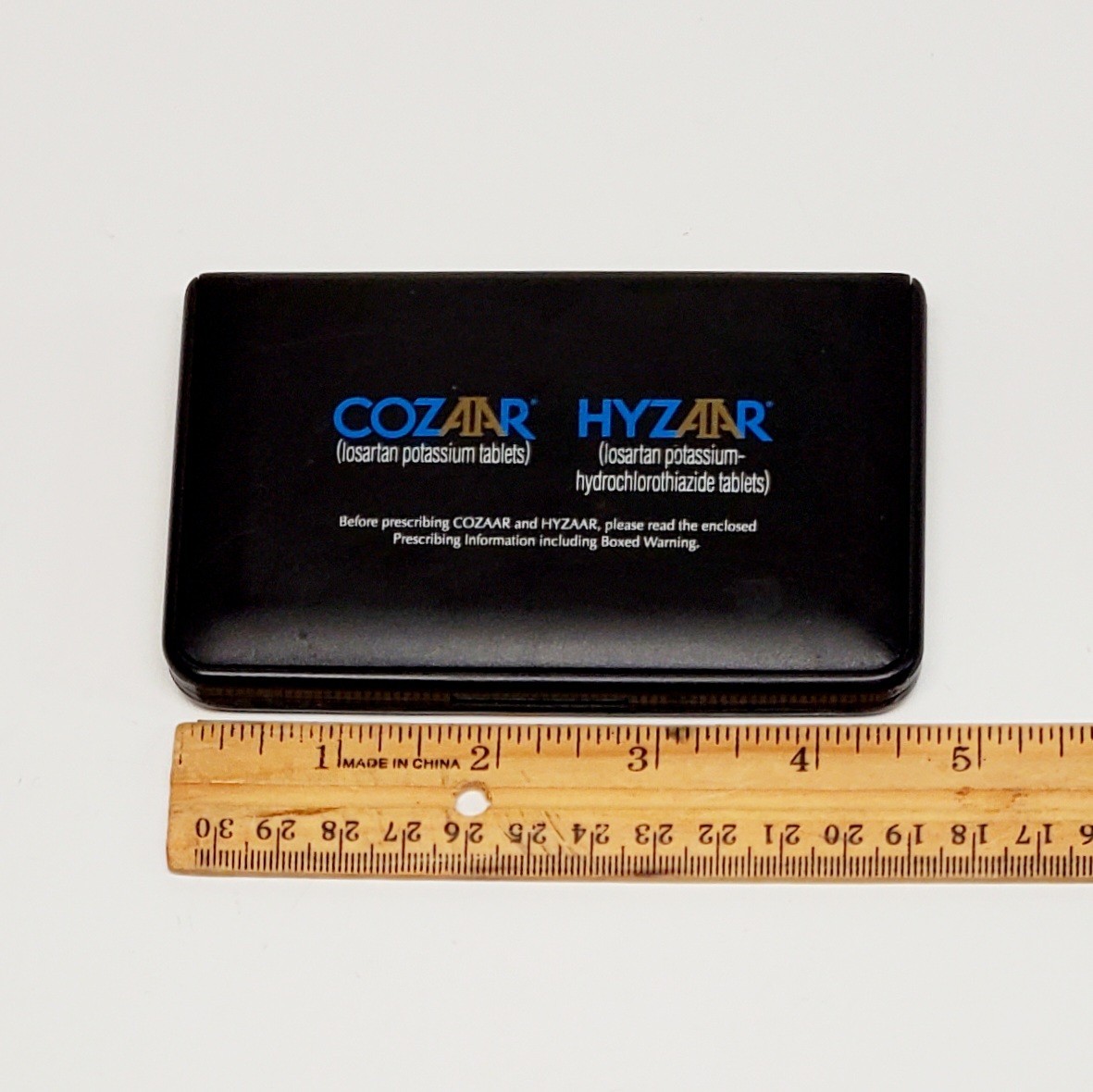 Cozaar Hyzaar Losartan Black Pocket Calculator Pharmaceutical Drug Rep Promo