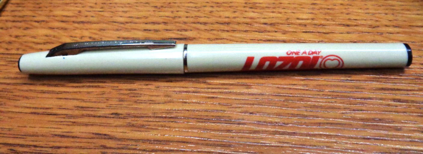 BEROL CONTEMORA XF USA Pharmaceutical Drug Rep Ink Pen LOZOL Indapamide WORKS!