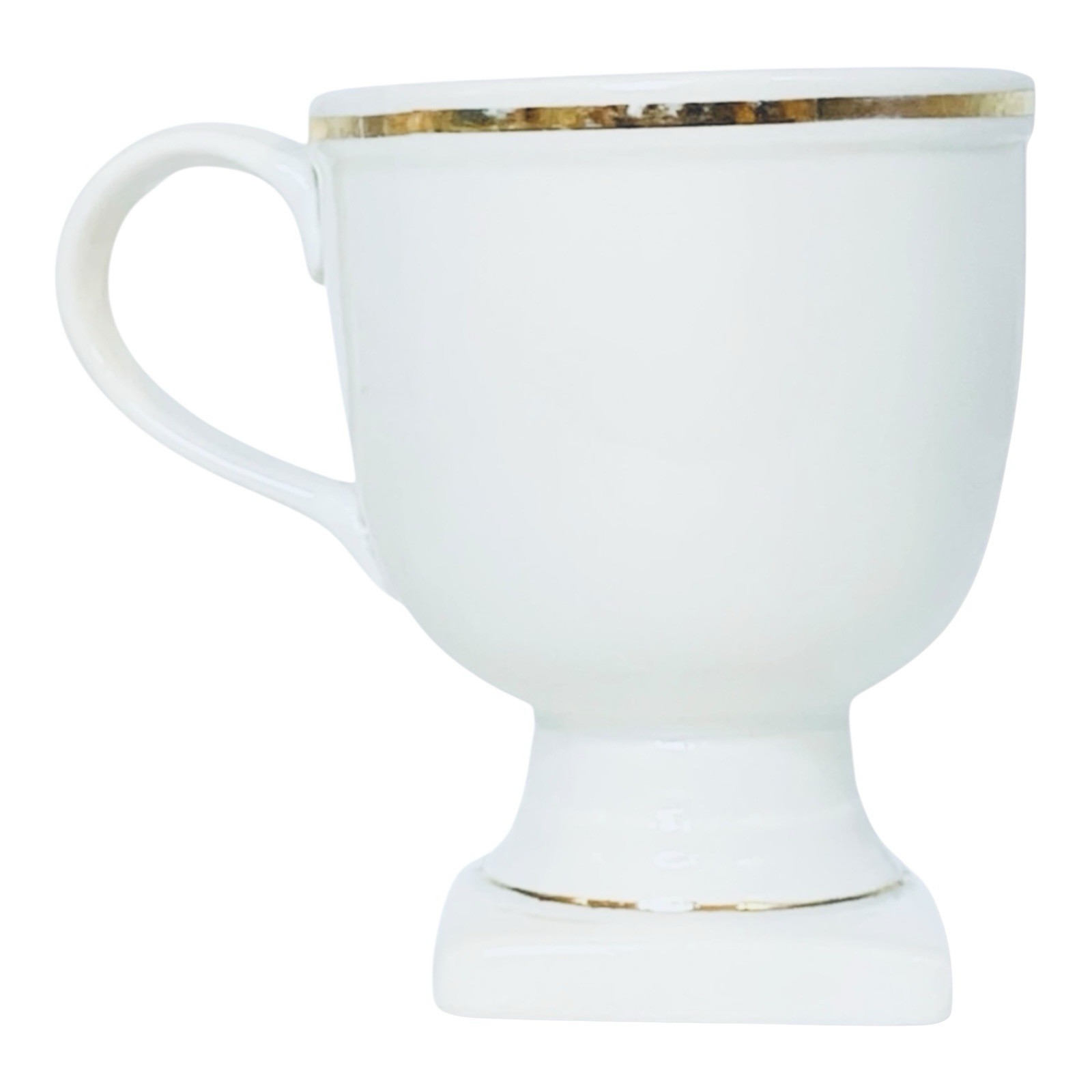 Vintage RX Prescription Pharmacy Drugstore Porcelain Collectible Pedestal Mug