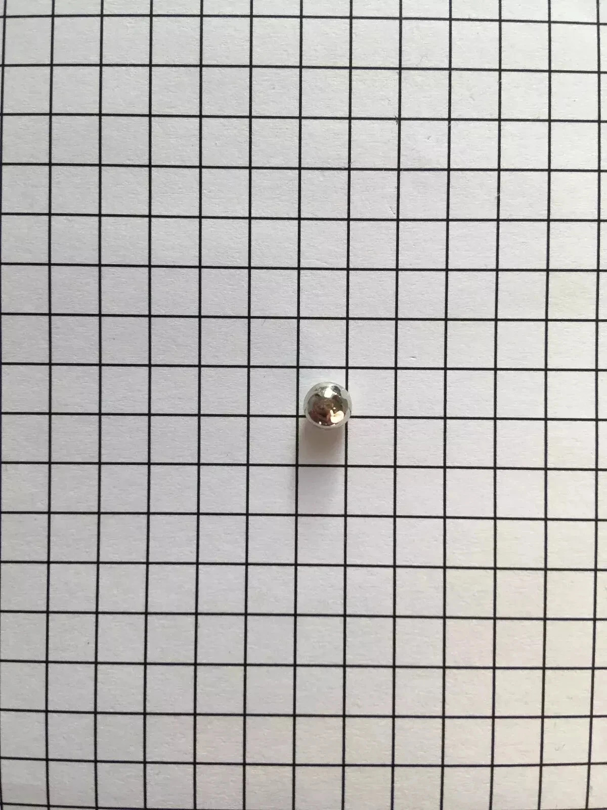 Platinum metal pellet periodic table element collection 1.00 gram 99.95% pure