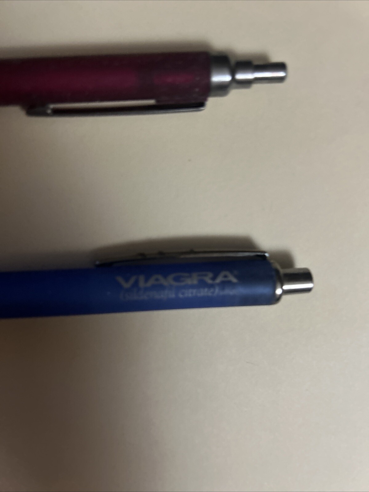 Drug Rep Pen Lot Of 3 Metal Pharmaceutical. Aricept. Viagra. Pfizer