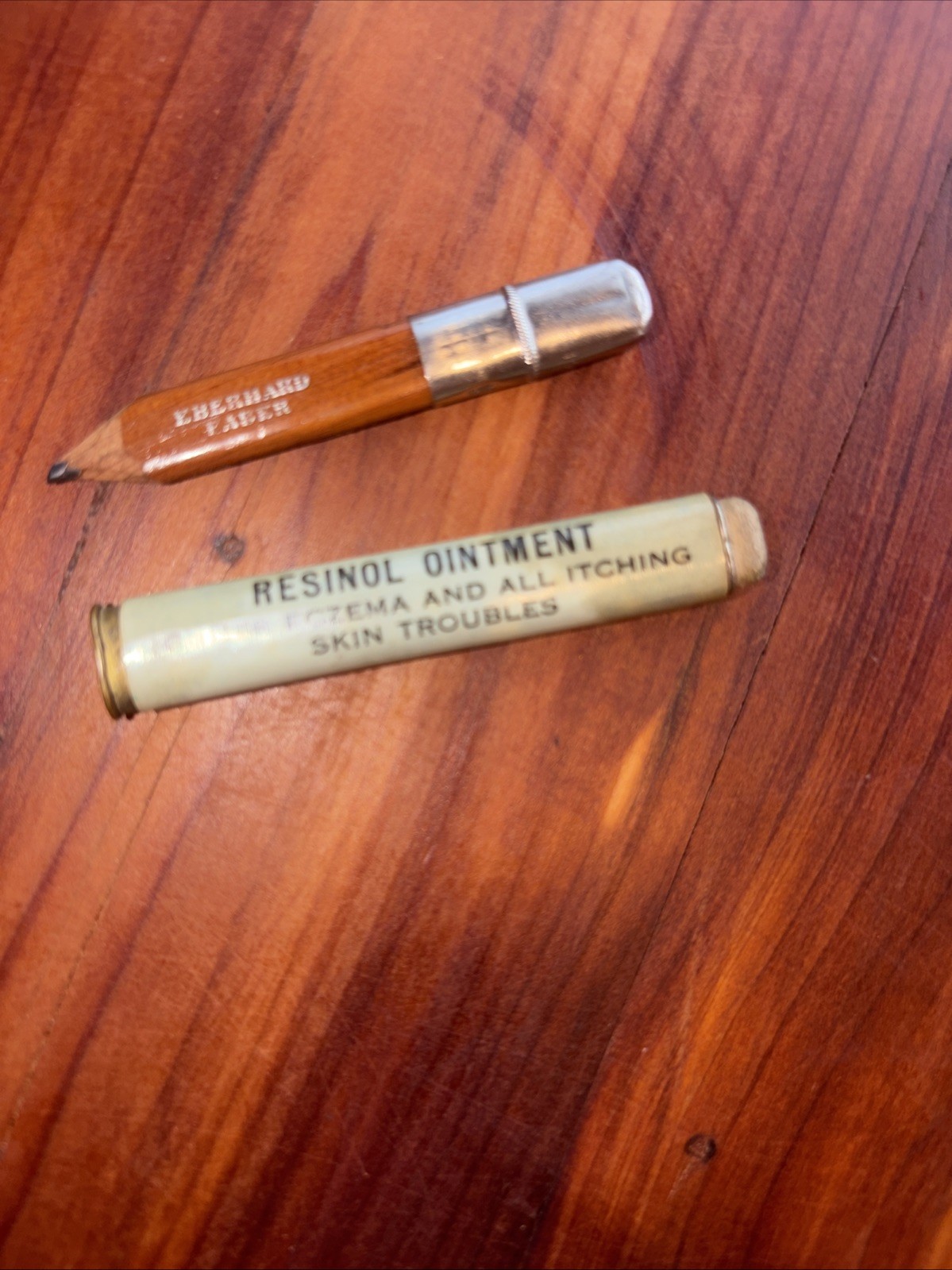 Very Rare Resinol Ointment, Skin Health Advertisement, Shaving Stick, USA Pencil