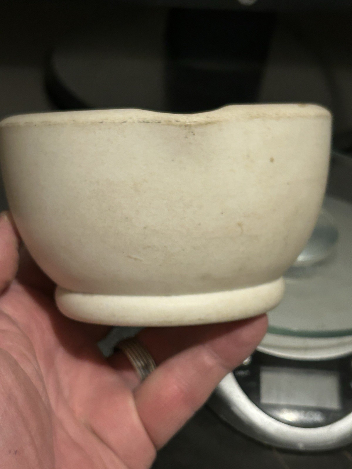 VINTAGE T. M. & S. THOMAS MADDOCK SONS ACID PROOF MORTAR BOWL No. 1 APOTHECARY