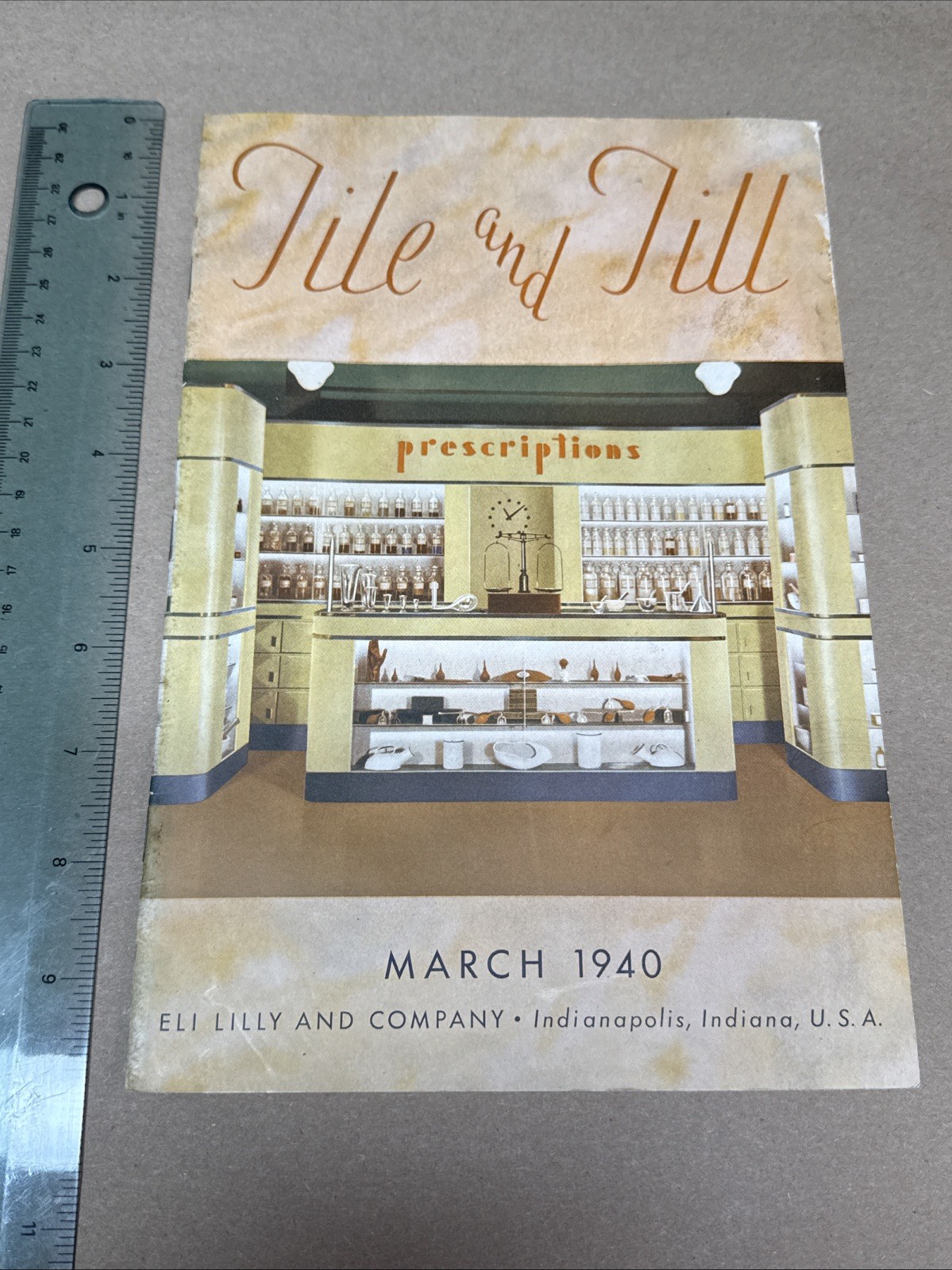 Tile And Till Magazine Eli Lilly And Company March 1940